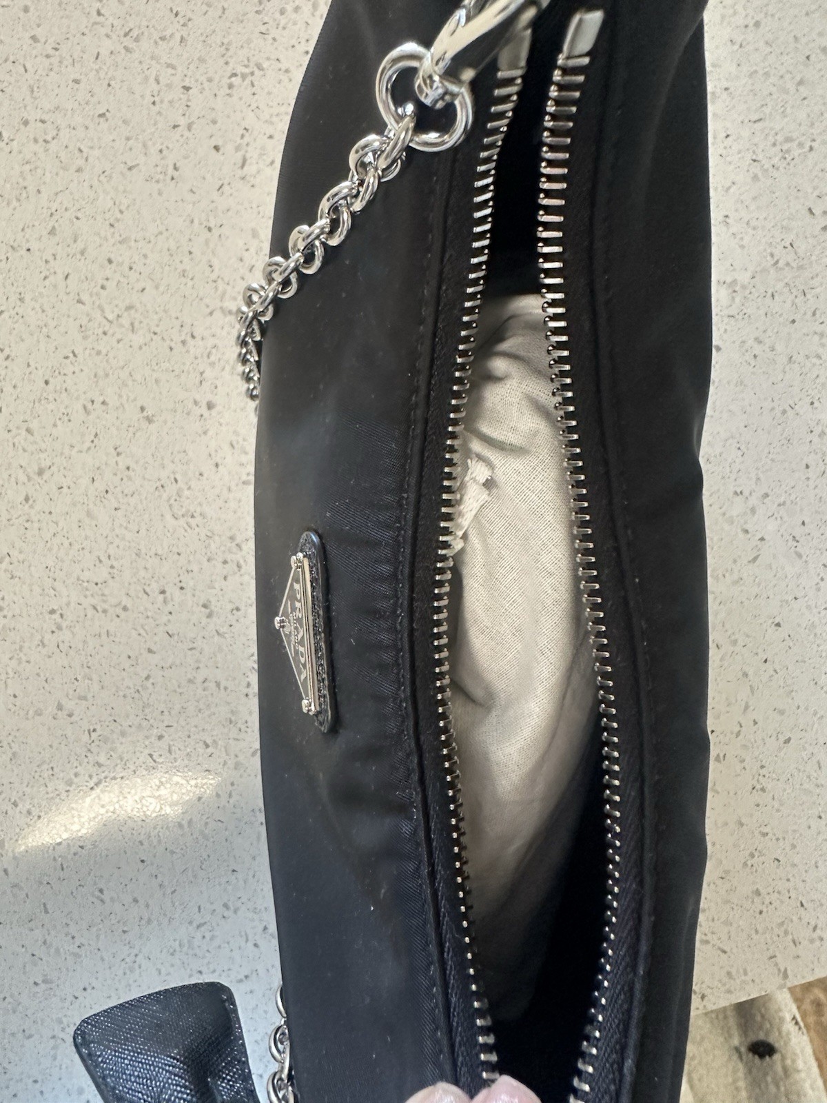 PRADA Re-Edition 2005 Shoulder Bag Black Nylon-brand New with Tag