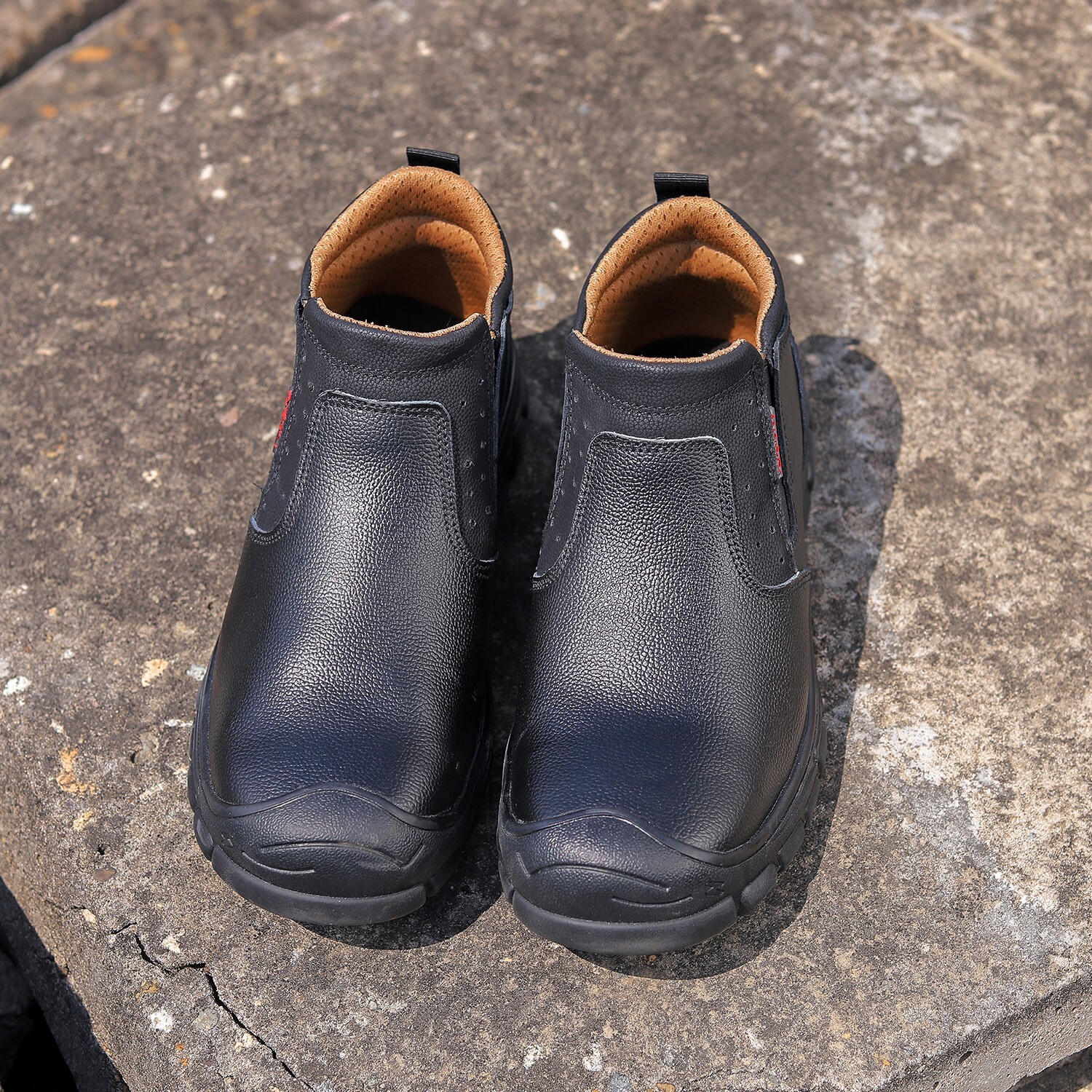 Steel toe shoes for Men New Composite toe work boot Anti-slip Welder Boots
