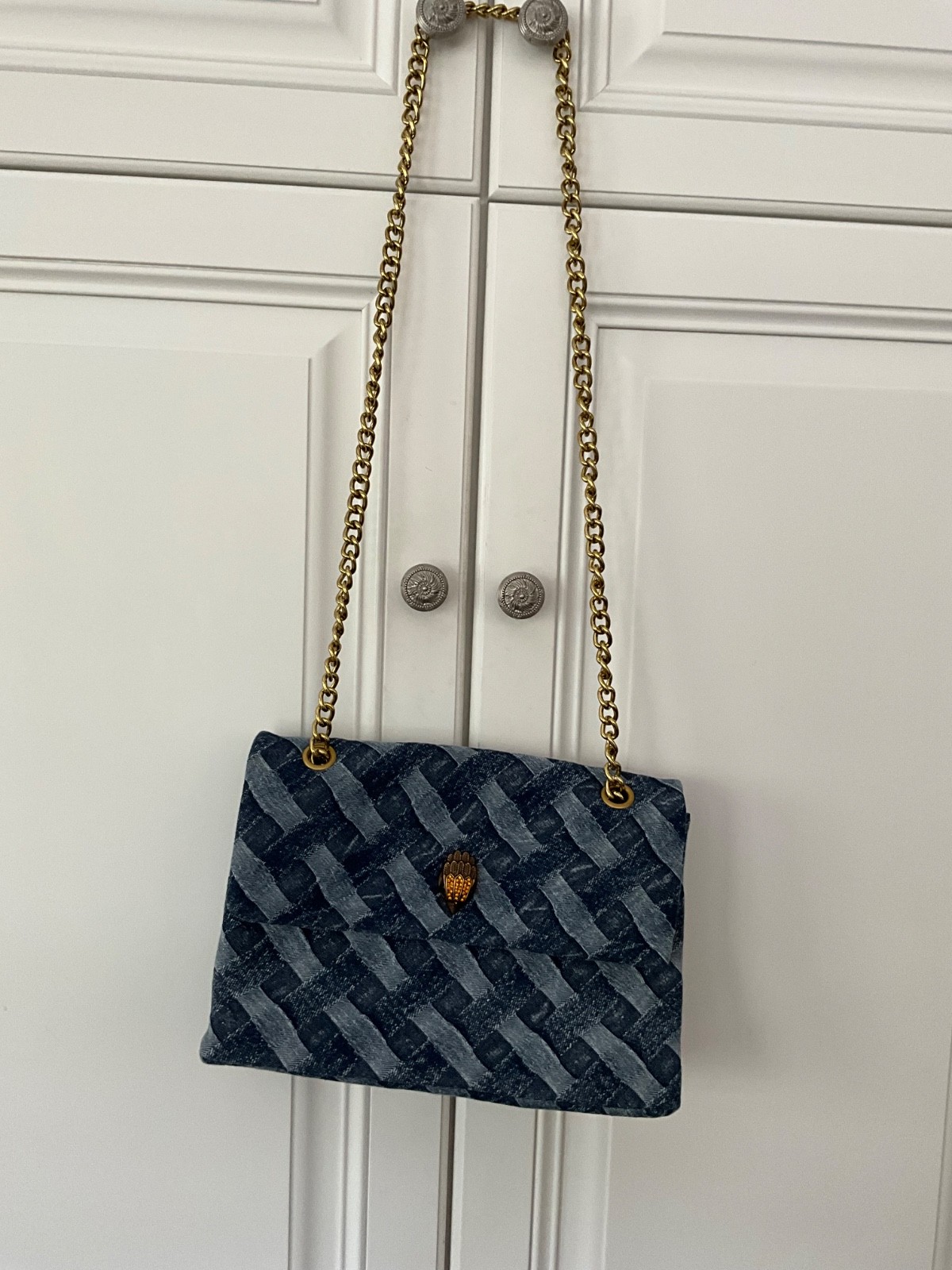 KURT GEIGER DENIM CROSSBODY