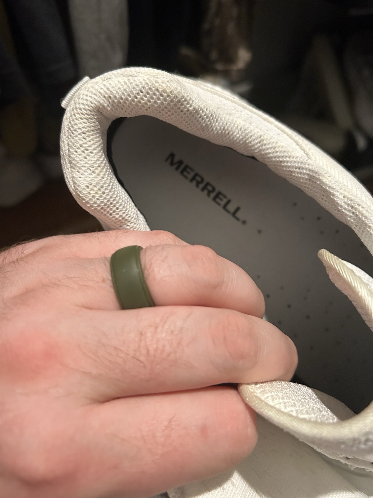 Merrell Men’s Agility Peak 5 Goretex BOA All White Size 14 No Box