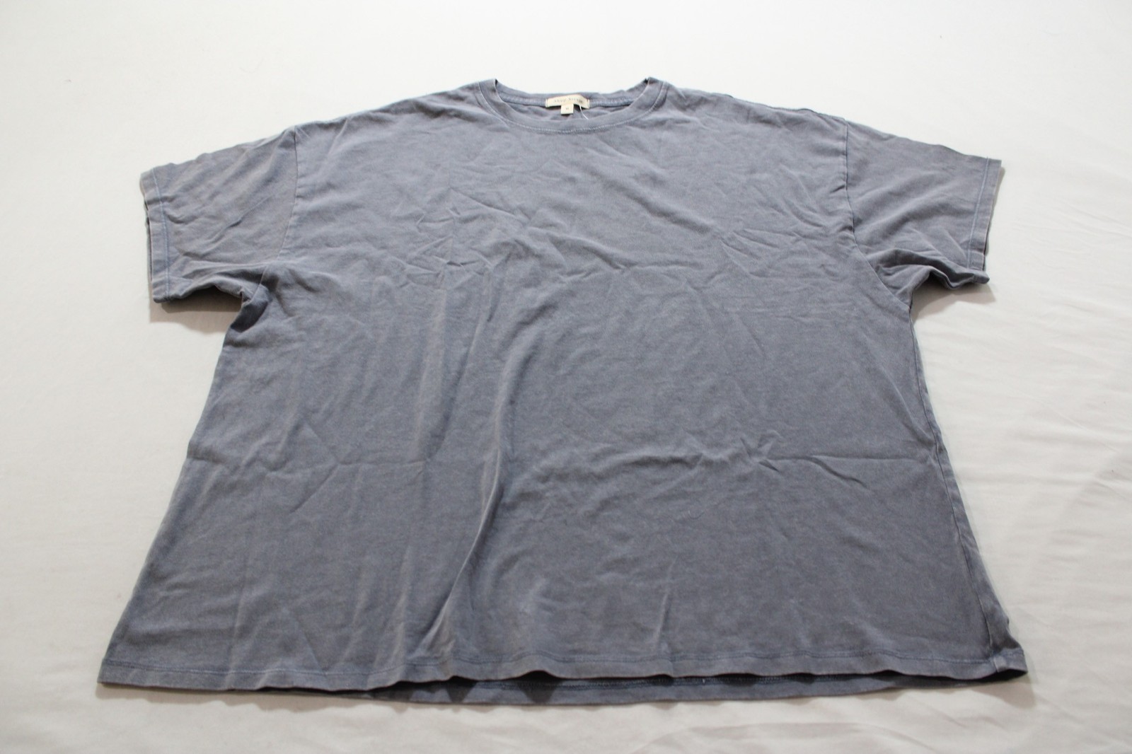 Shop Stevie Women’s Oversized Relaxed Rouge Tee JL3 Chambray Blue Medium NWT