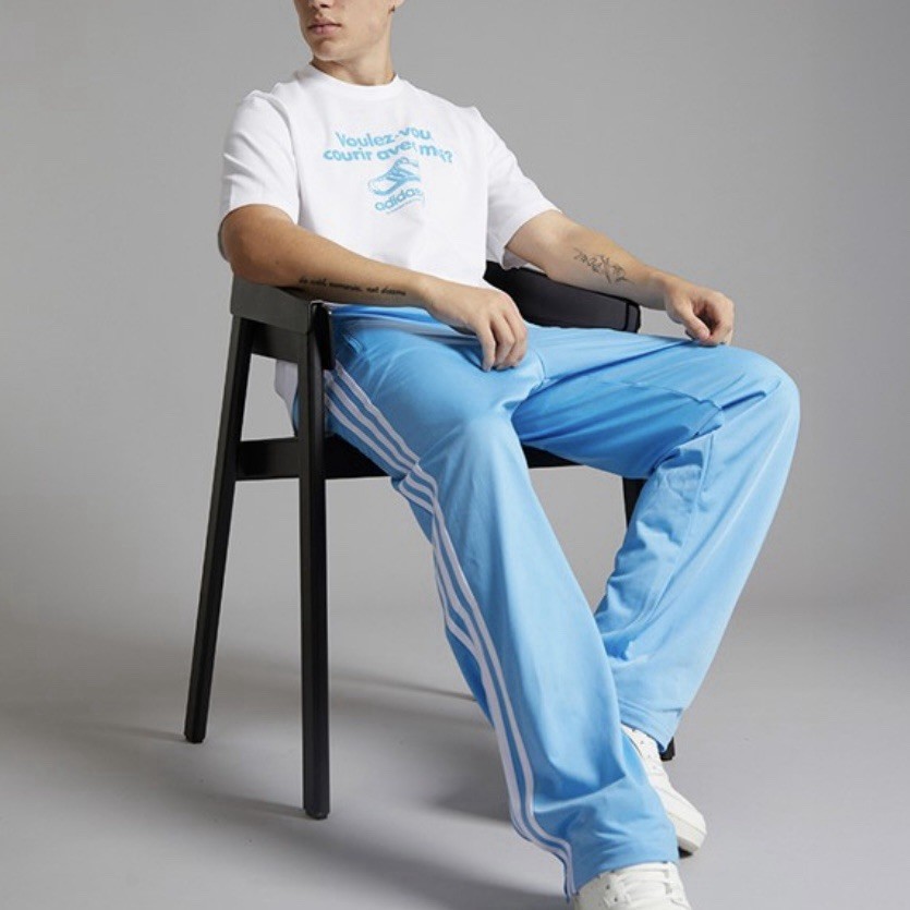 Adidas Classic Firebird Tracksuit Blue 2 Piece Set Authentic MSRP$150