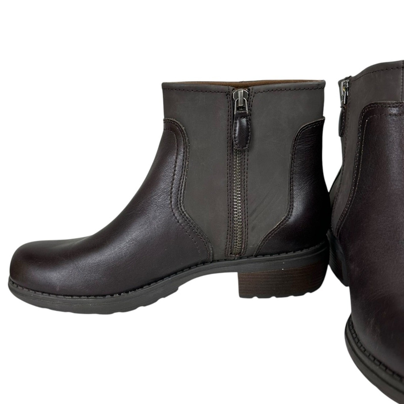 Eastland Meander Boot Wms Sz 10 Full Grain Leather Brown Casual Style 3761-02