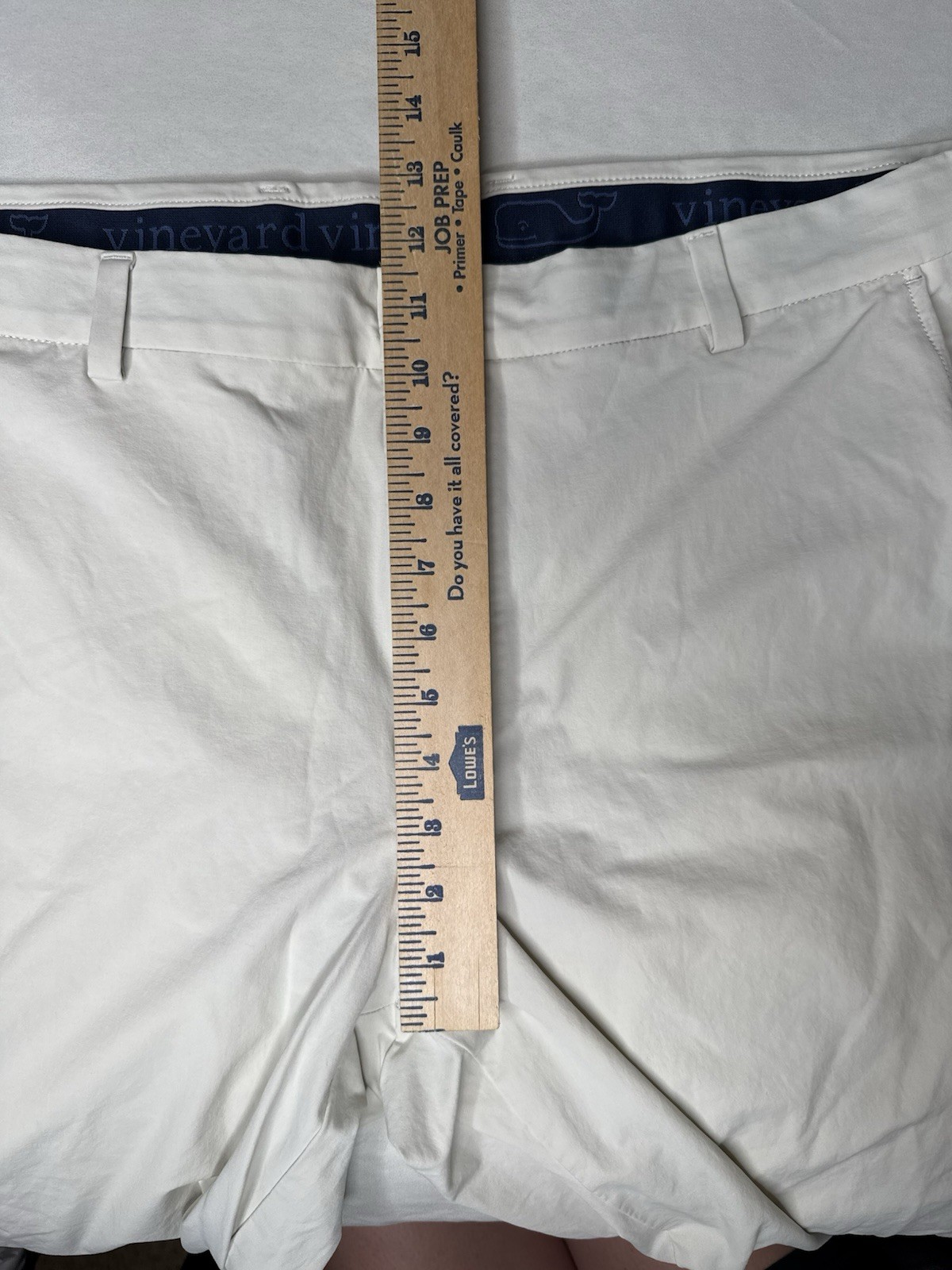 Vineyard Vines Stone Off White Performance Flat Front Stretch Pants Size 40×32
