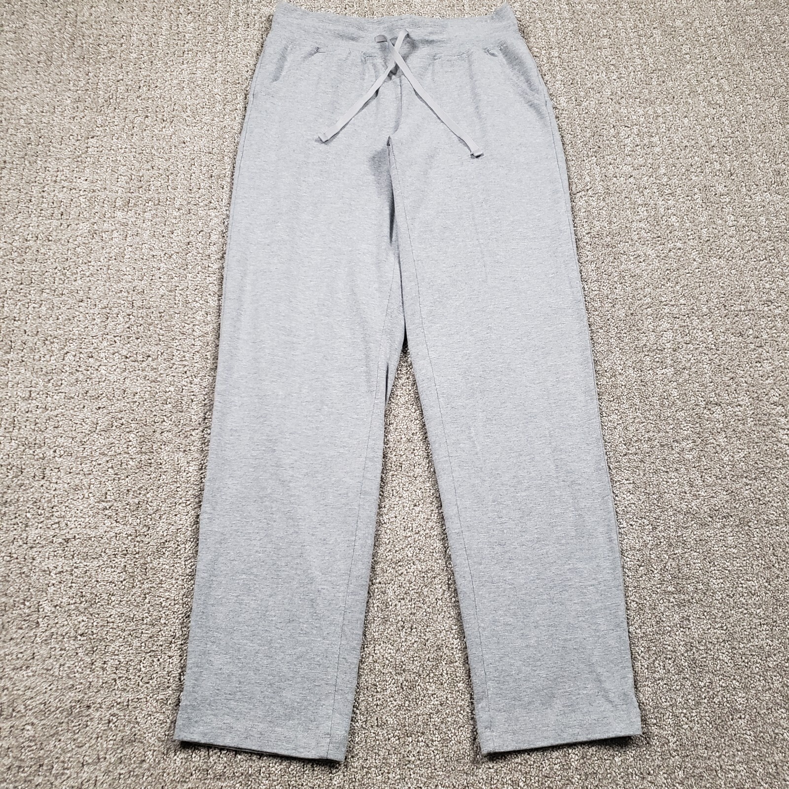 Atheltic Works Sweatpants Womens XS Heather Gray Straight Leg Drawstring Lounge