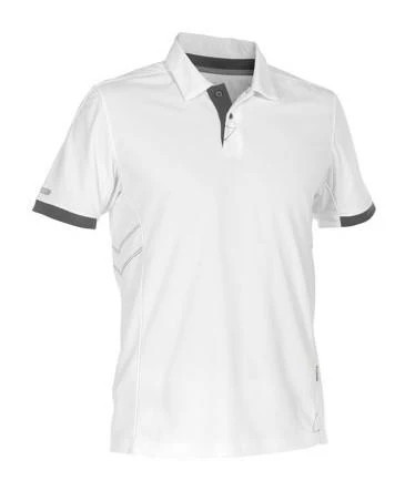 Dassy Polo Traxion White Grey M