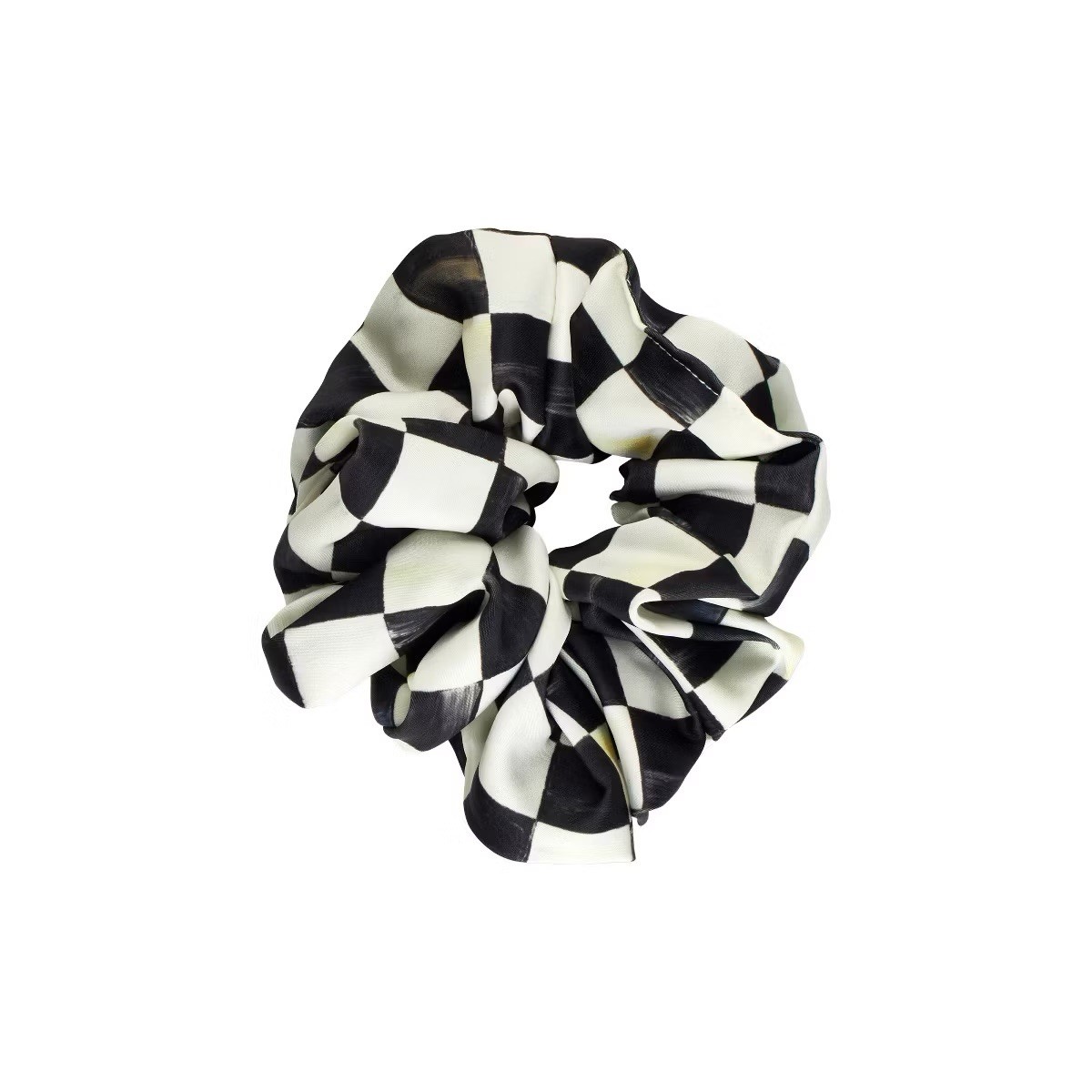 MacKenzie Childs x Goody Target 🎀🖤 Large Satin Scrunchies Hair Ties 2 Count