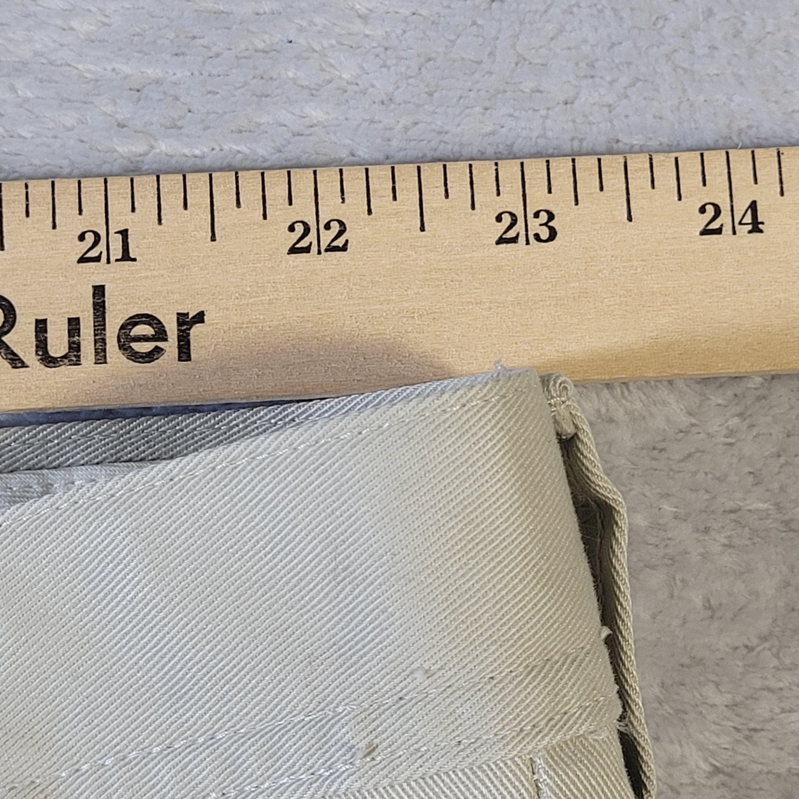 LL Bean Pants Mens 46×30 Beige Cargo Classic Fit Cotton Workwear Casual