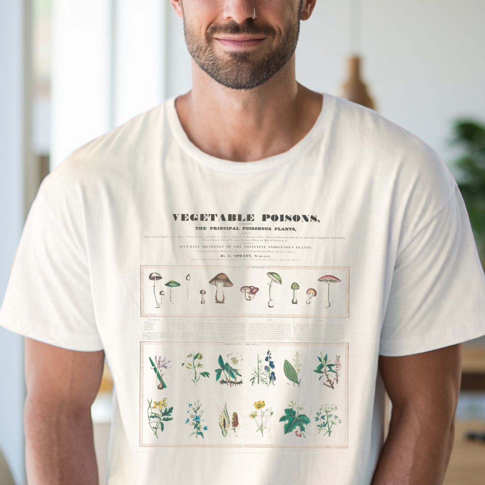 Poisonous Plants Tee Botanical Graphic Shirt