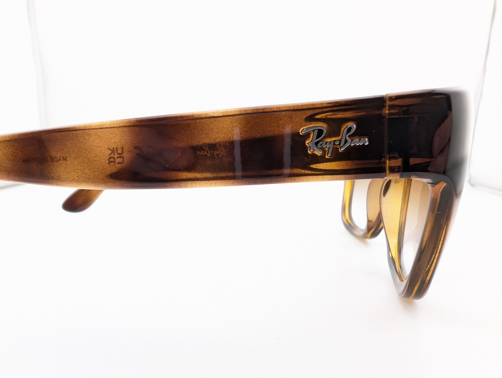 Ray-Ban Sunglasses, RB 4194 710/85 2N Polished Light Havana, 53-17-140, Plastic