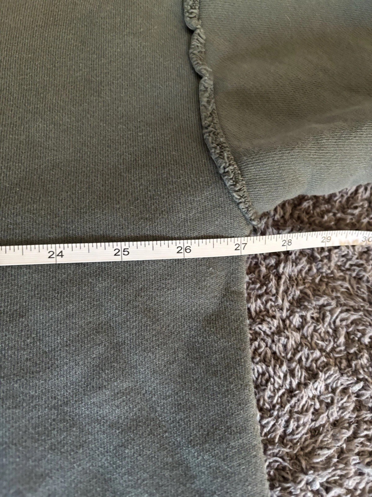 Eileen Fisher Women’s Green Raw Edge Boxy Sweatshirt Organic Cotton XL Lagenlook
