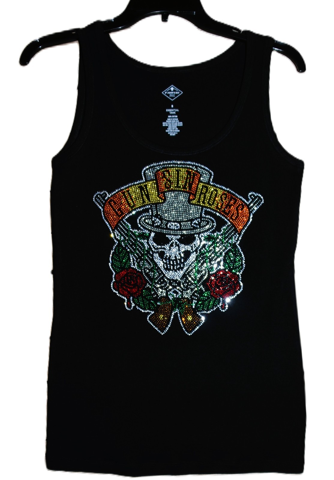 Guns N Roses rhinestone bling shirt or tank XS S M L XL XXL 1X 2X 3X 4X 5X SIN