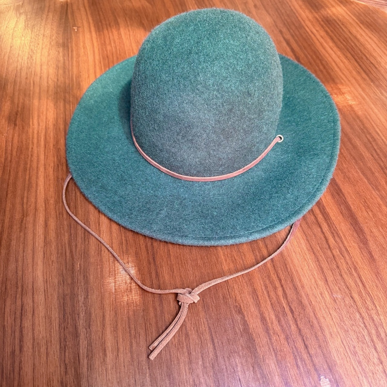 Brixton Field Proper Fedora | Green Wool Felt | Size 7 1/4 (58 cm) | Unisex