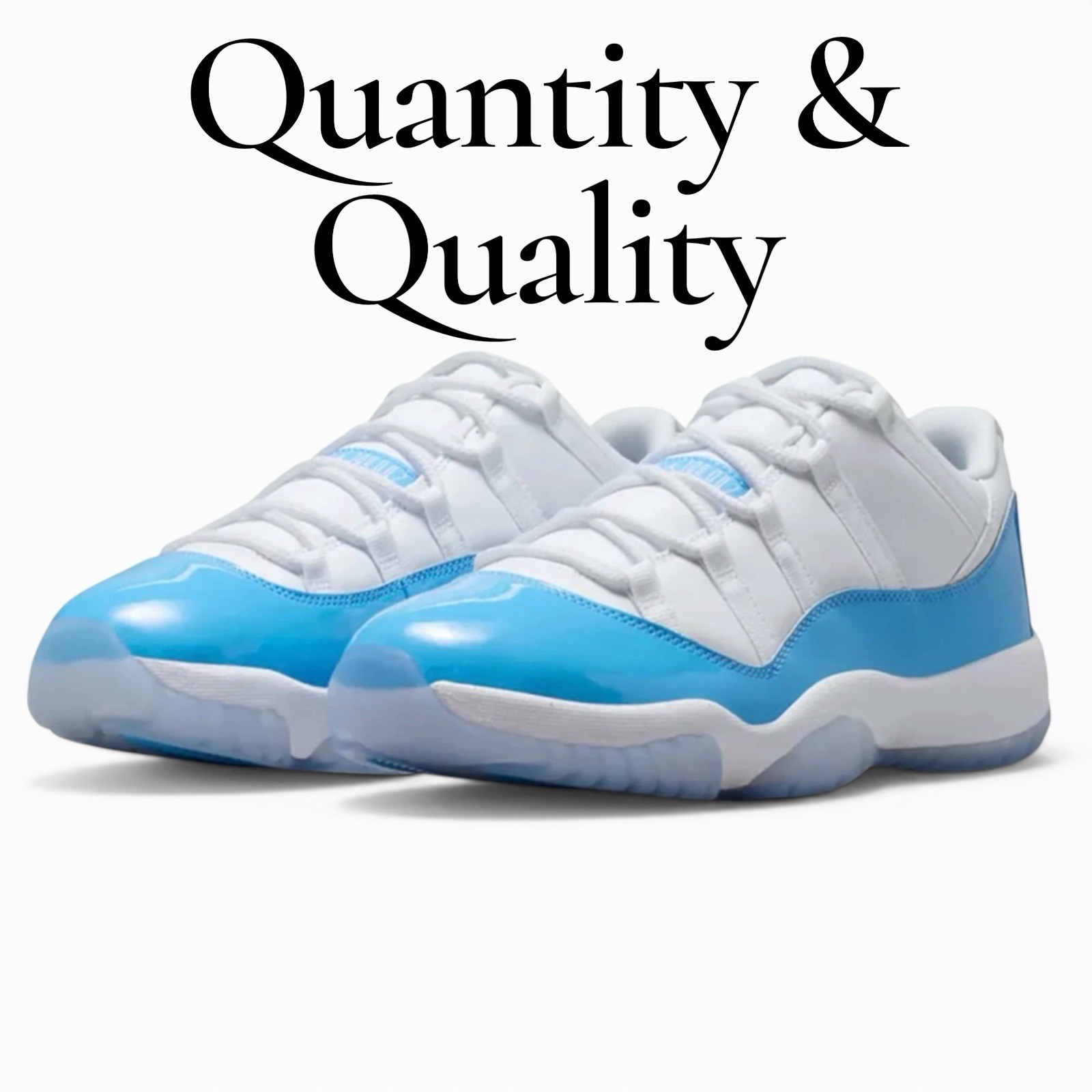 Nike Air Jordan 11 Retro 2026 Low UNC Size 10.5 University Blue 2026 FV5104-100