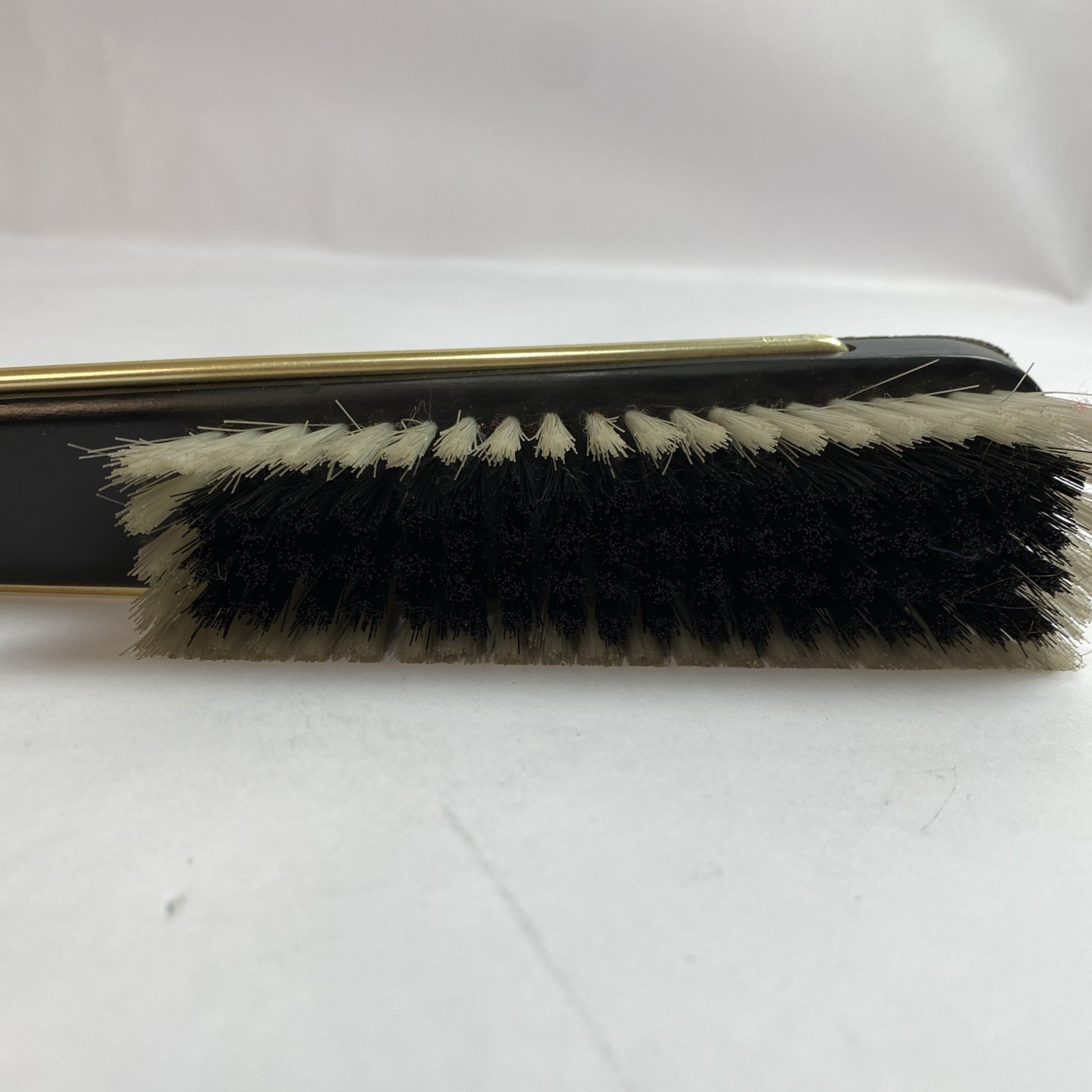 Vintage Embroidered Floral Clothes Brush Velveteen Back Hangable 10.2″