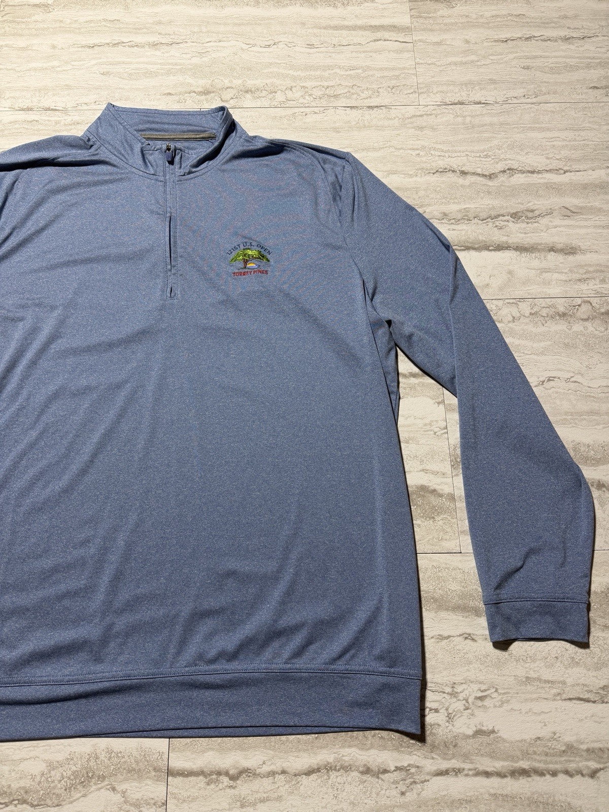 Johnnie O Flex Prep-Formance 1/4 Zip Mens XL 121st US Open Torrey Pines