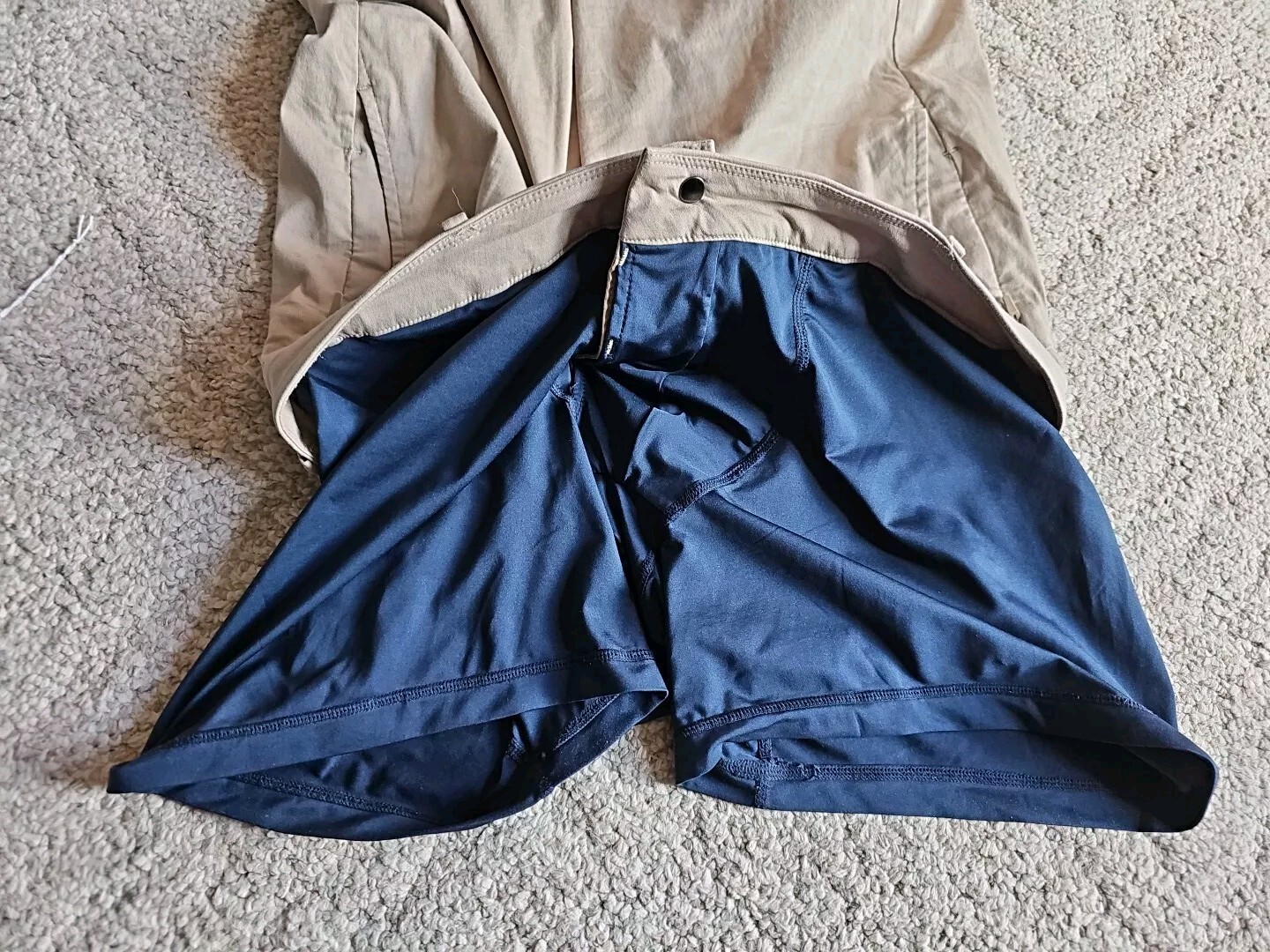 Bird Dogs Mens Chino Pants 32 X 34 LINED Khaki Cotton Nylon Elastane 8478