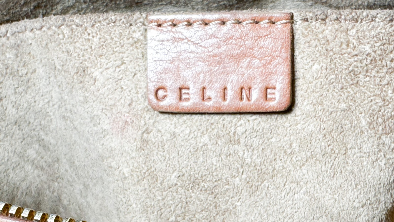 Celine Boogie Bag Tan Brown Quilted Calfskin Top Handle Gold HW Satchel Handbag