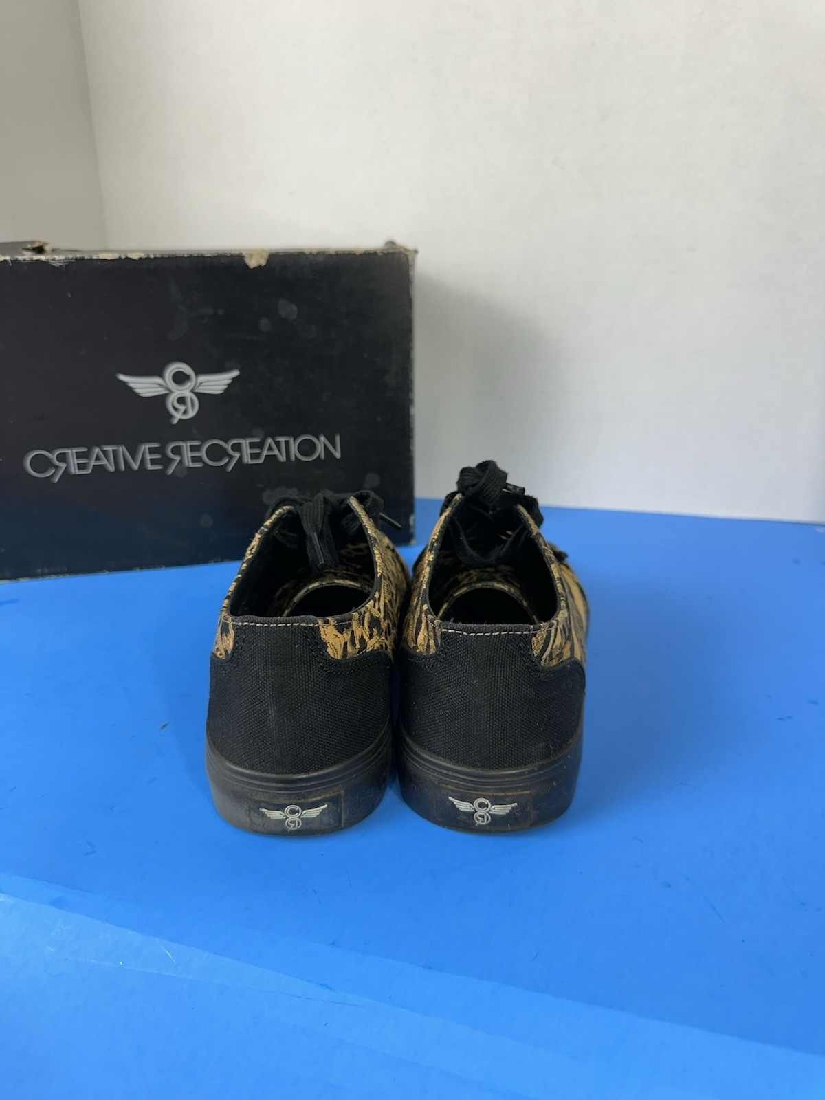 Creative Recreation Cesario Lo XVI ‘Black/Brown/Cheetah’ Womens Size 7,5