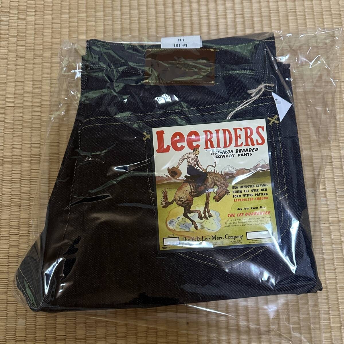 New Unused W33 Lee ARCHIVES RIDERS 101-Z 1945 MODEL 101Z Jeans LM6321-89