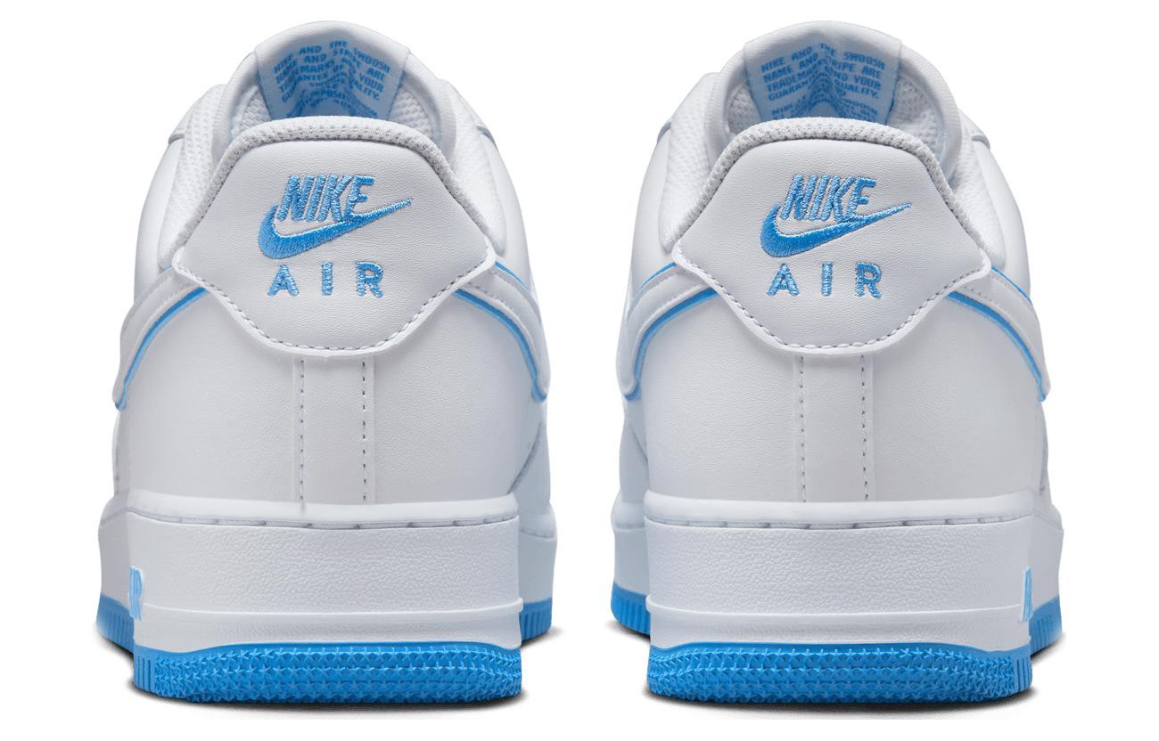 Nike Air Force 1 ’07 Low White University Blue Sole DV0788-101 Men’s Size