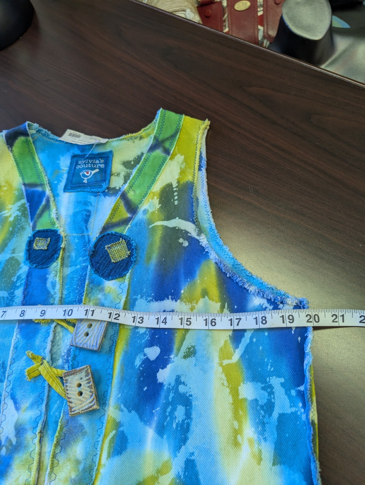 NWT Art To Wear Sylvia’s Couture Boho Vest