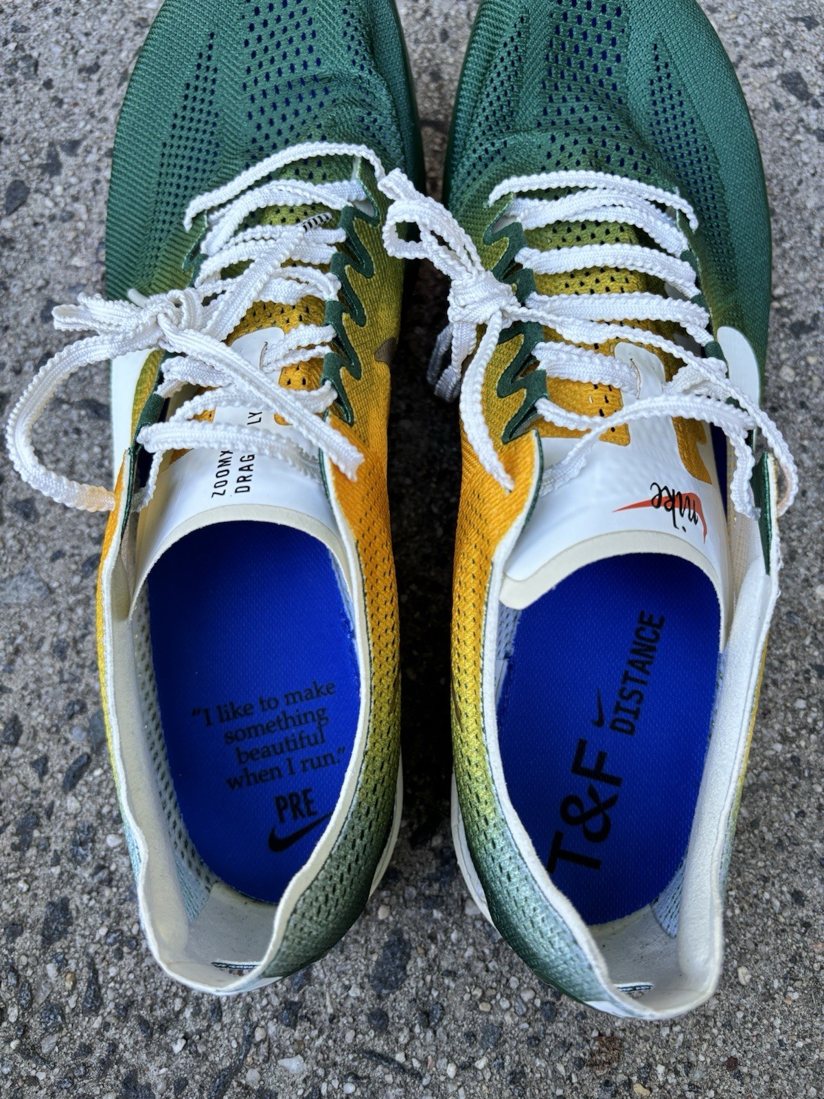 Nike ZoomX Dragonfly 2 Steve Prefontaine Track Spikes Mens Size 12 IB7724-341