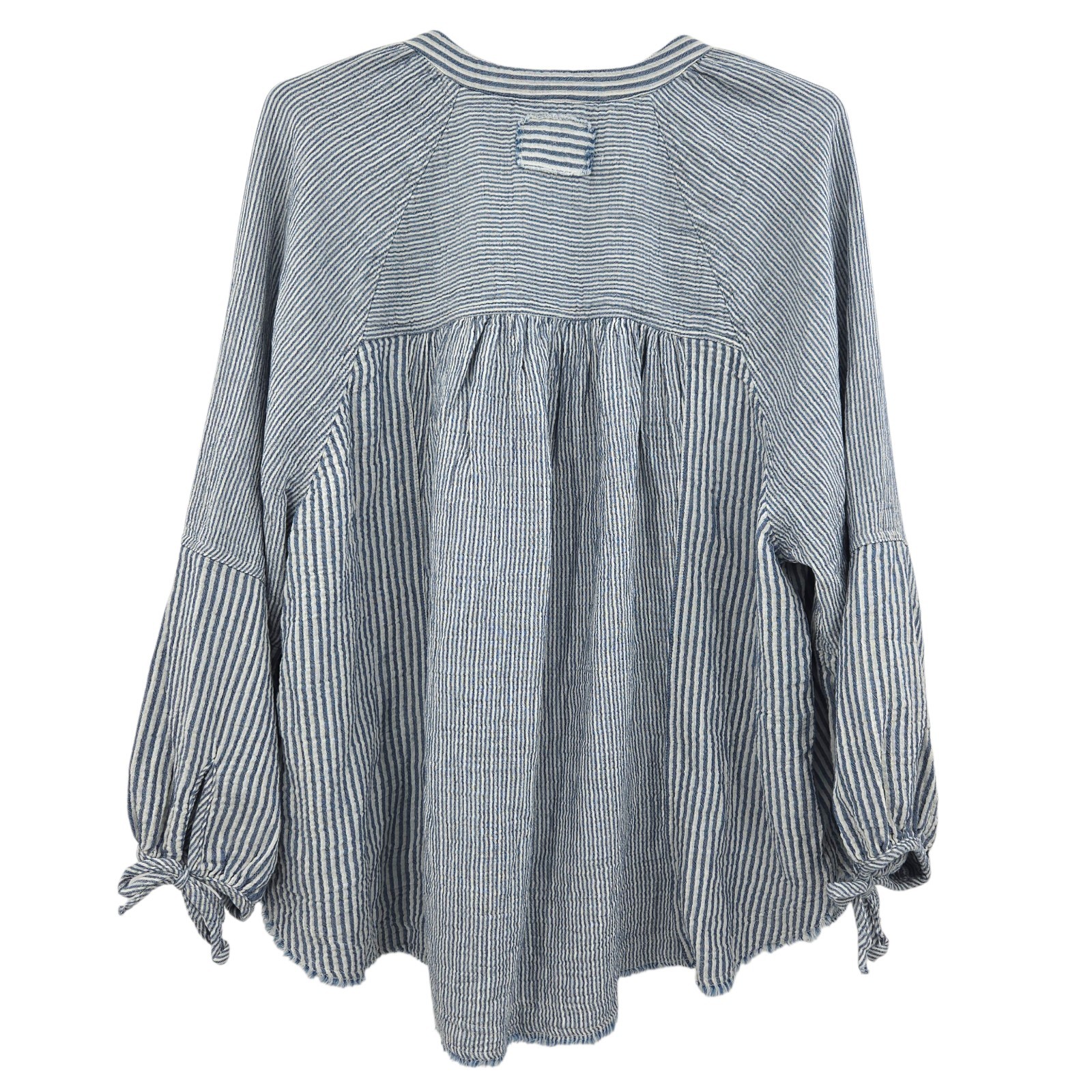 Aerie Women’s 100% Cotton Button Up Blouse Striped XL