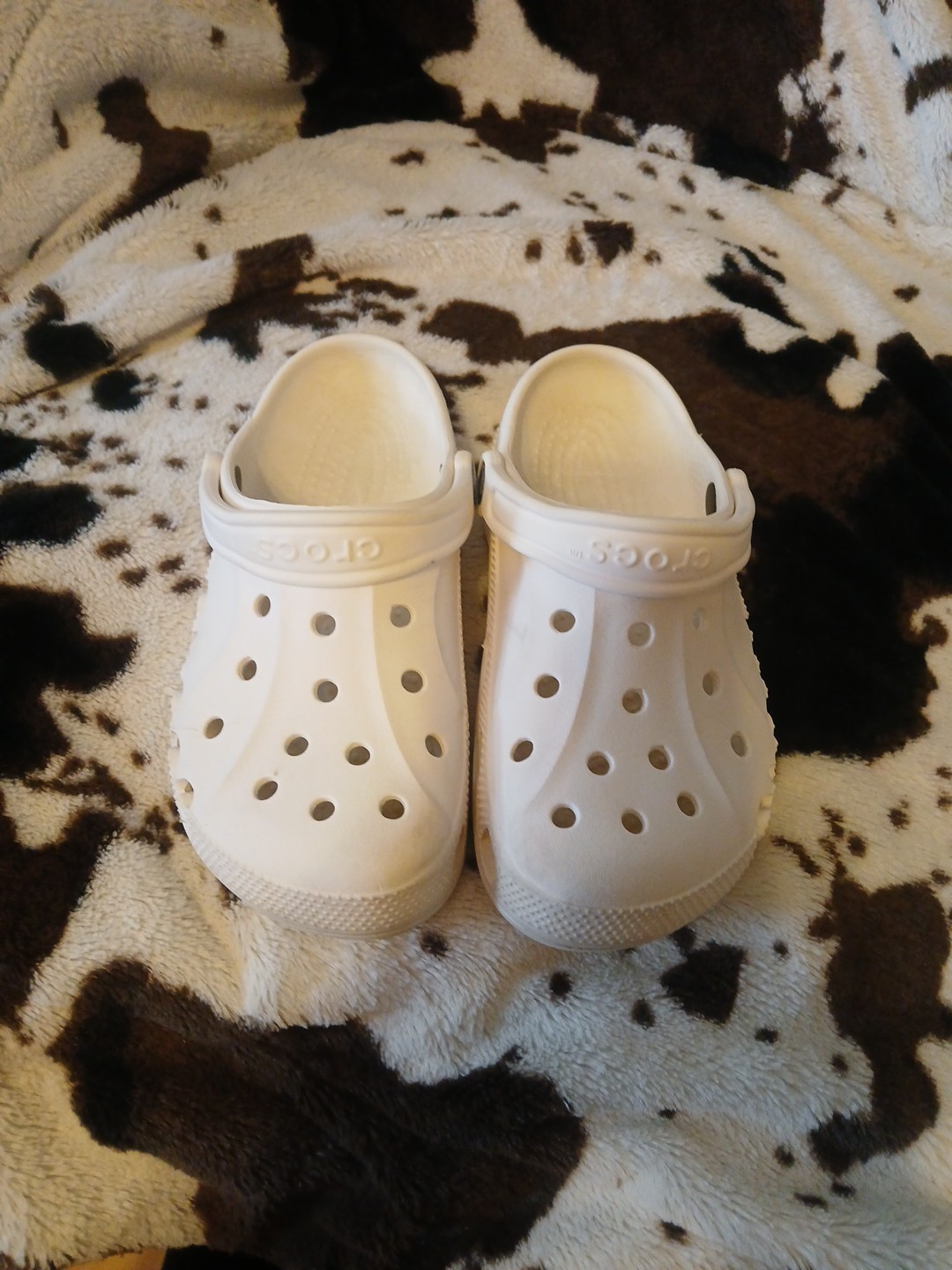 CROCS BAYA Clogs Slip On M4/W6 Shoes White 10126-100
