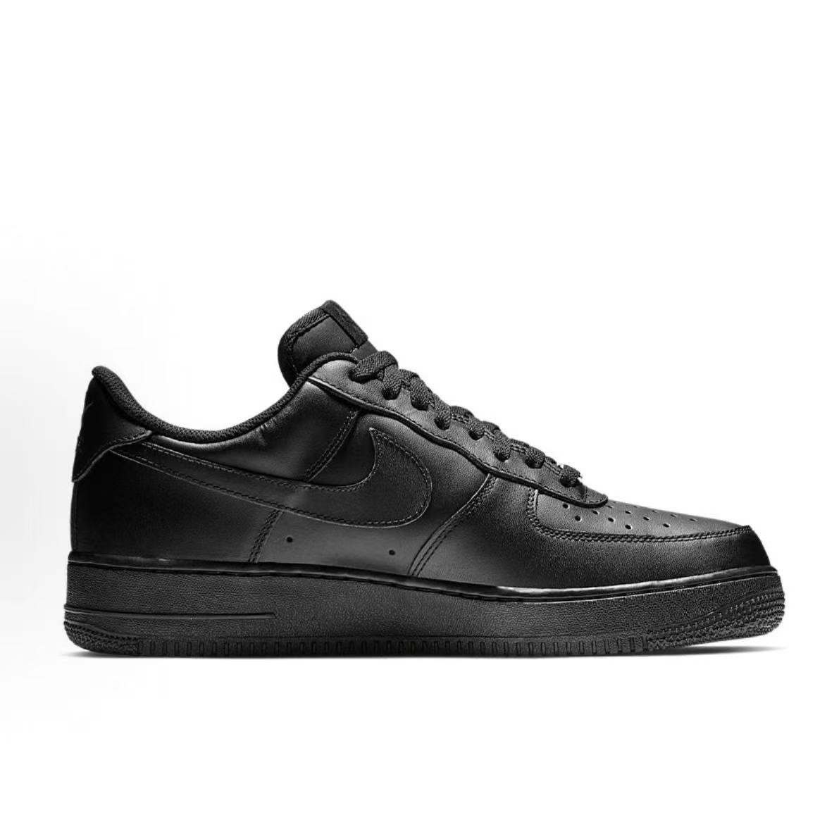 Men’s Air Force 1 ’07 Low Triple Black/White/Brown Classic Sneakers US Size 7-12