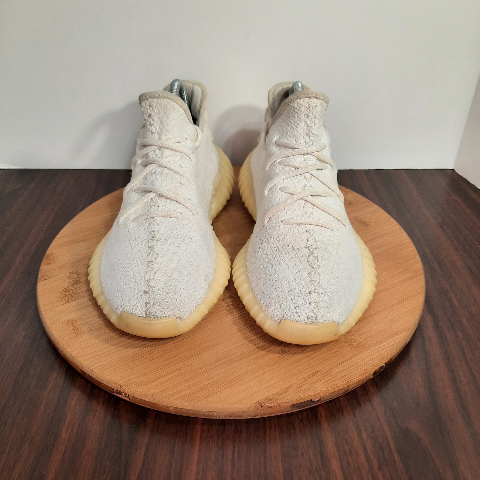 Adidas Yeezy Boost 350 V2 Mens Size 7 Shoes Cream Triple White Athletic Sneakers
