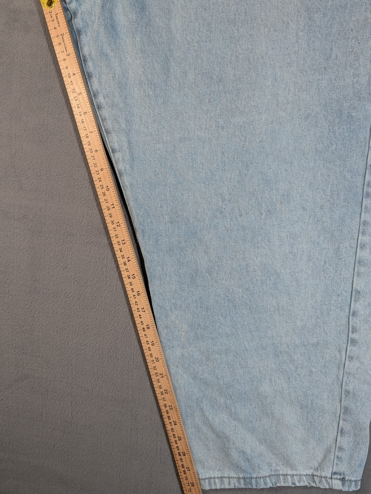 Company Eighty One Y2K Mens 48 Light Wash Denim Jeans Straight Leg Casual Skater