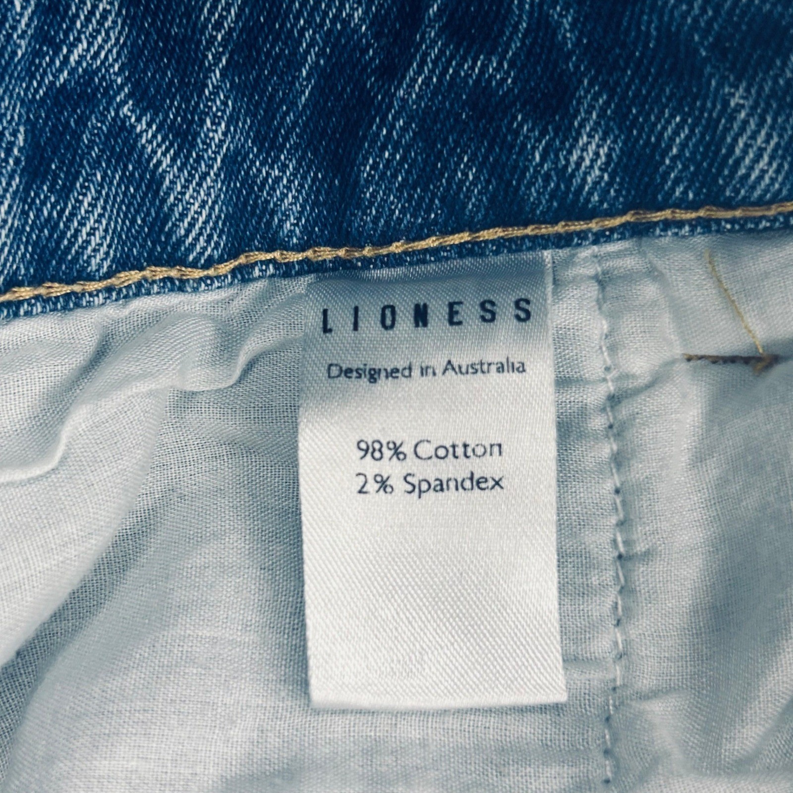 Lioness U Know Whats Up Denim Romper Womens S Blue Utility Button Front Playsuit