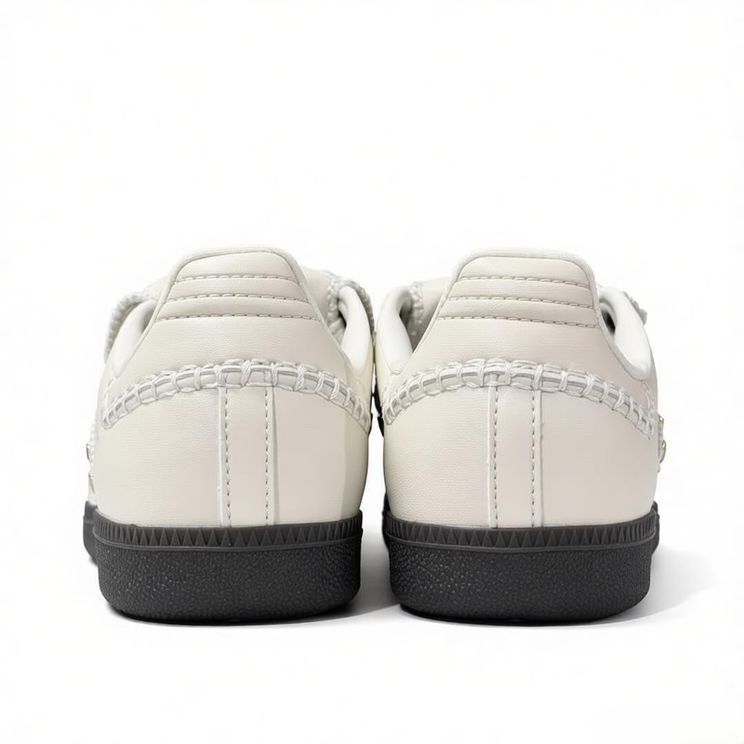Wales Bonner × adidas Samba Studded Cream White IG 4304 New With Box
