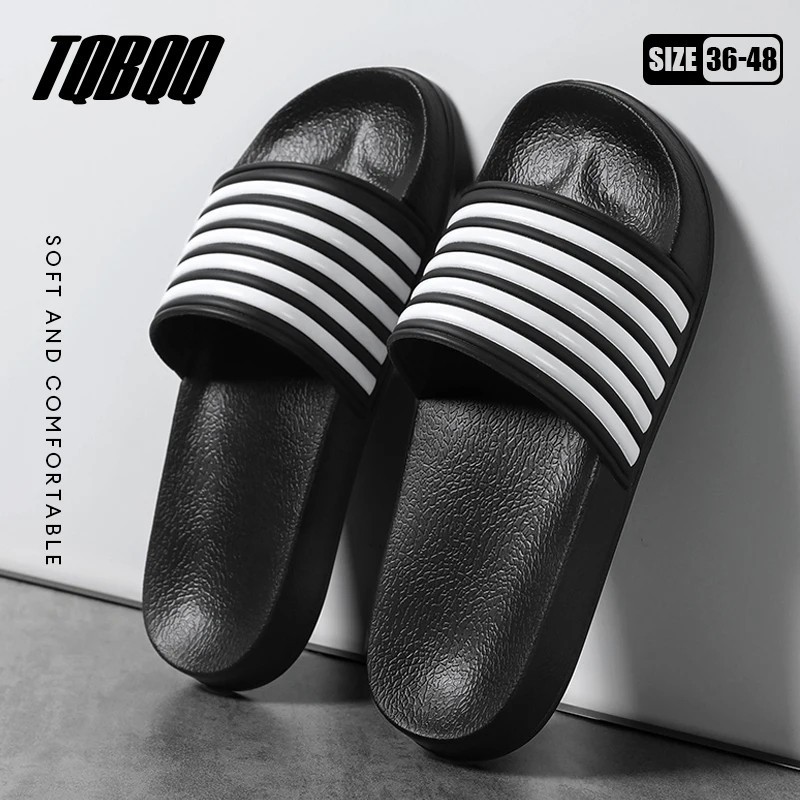 Men’s Slides Sandals EVA Foam Comfortable Non-Slip Women’s Massage Slippers for