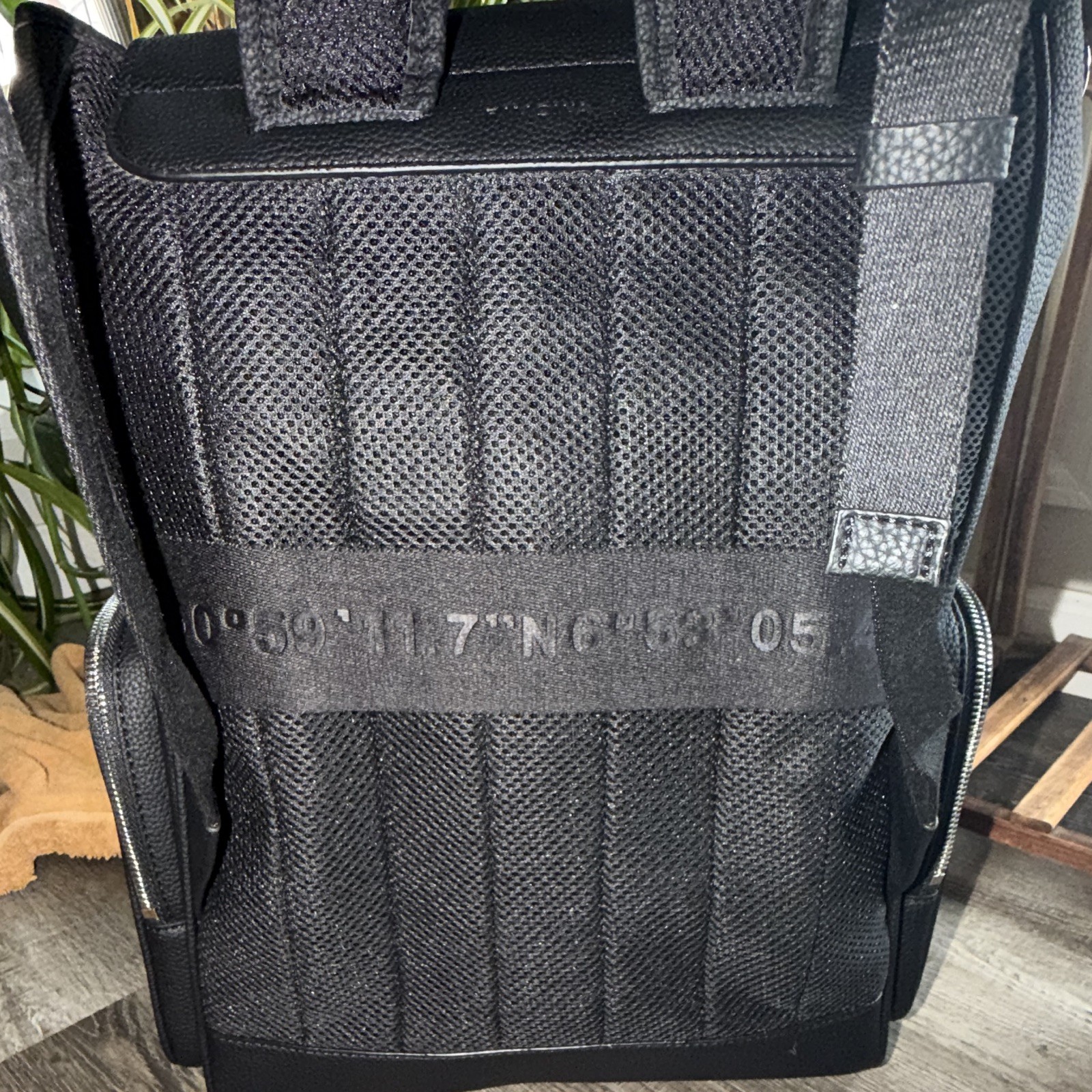 RIMOWA Black Large Flap Backpack Top Handle Outer Pockets Buckle Zip