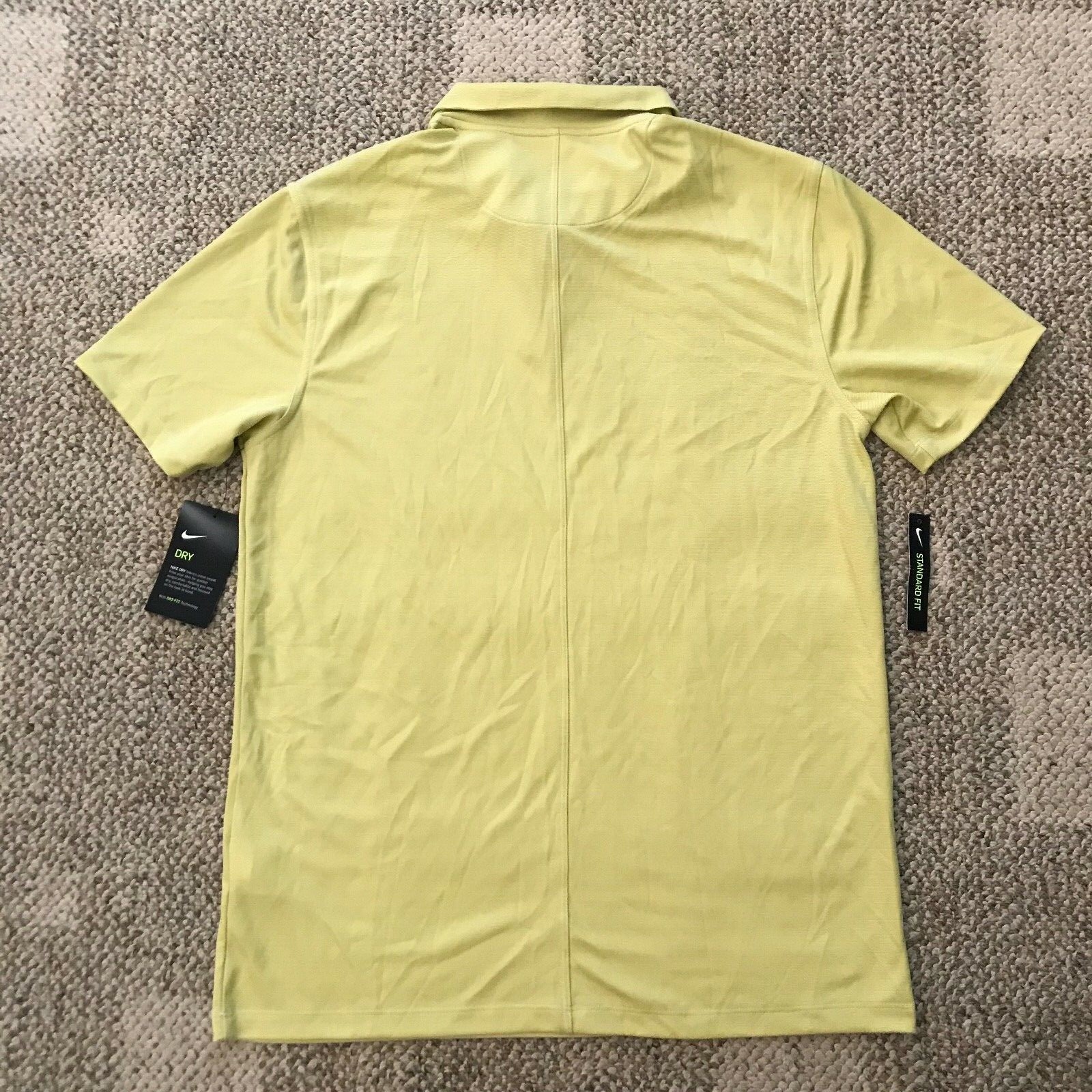 Nike Dry Short Sleeve Polo Golf Shirt Saffron Quartz AO8601-393 Men’s Medium