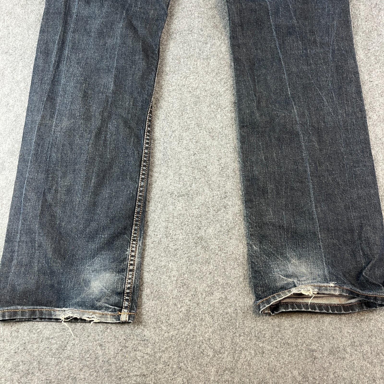 Diesel Viker Mens Jeans Straight 29 30 Dark Wash Blue Cotton Regular Fit