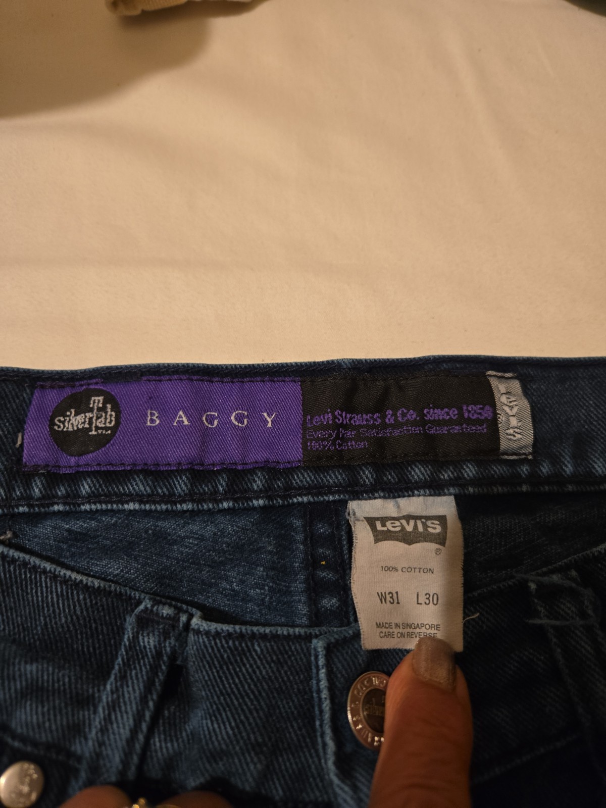 levi silver tab jeans baggy 31×30