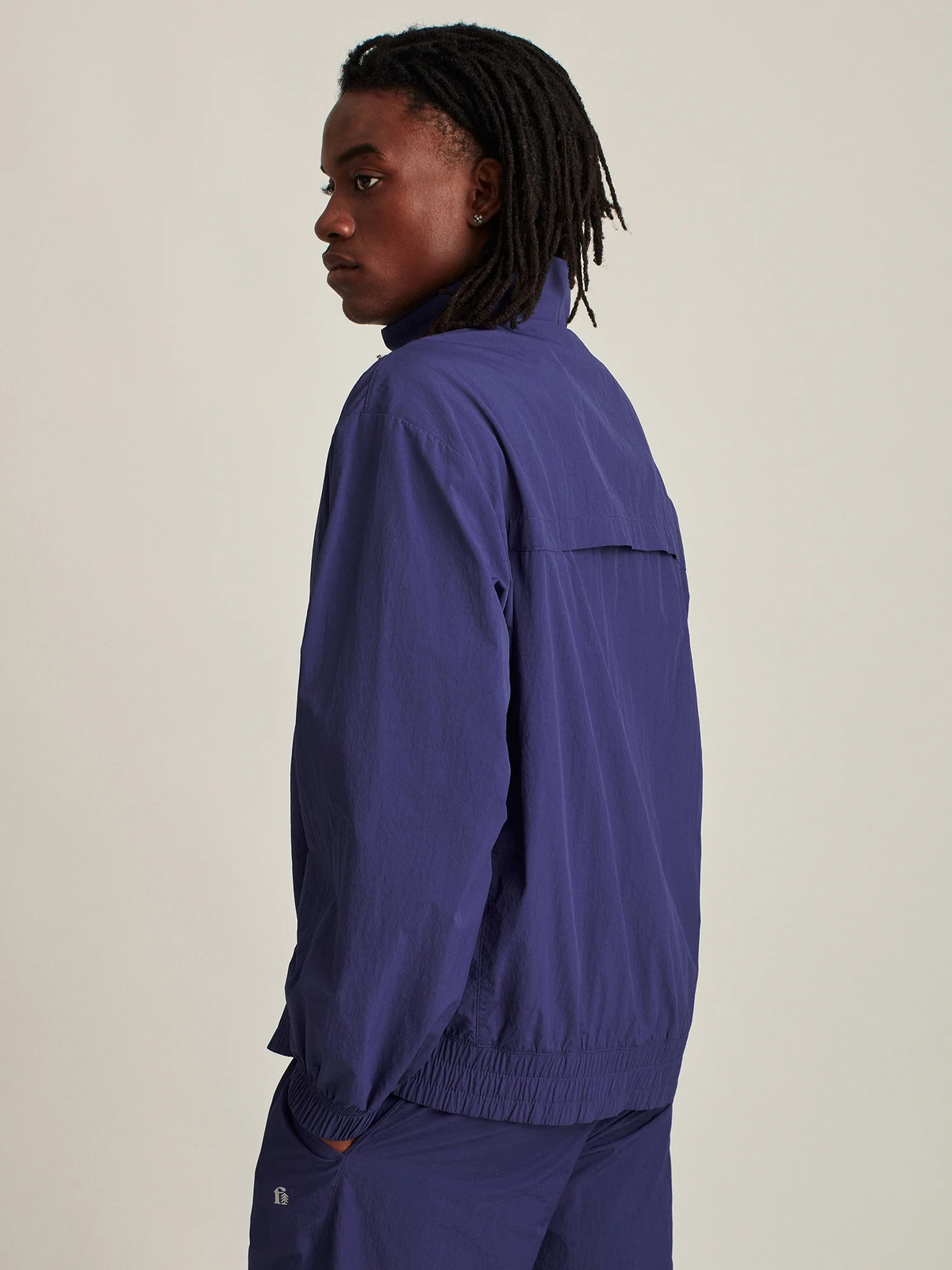 Men’s and Big Men’s Full Zip Nylon Windbreaker, up to 3XL