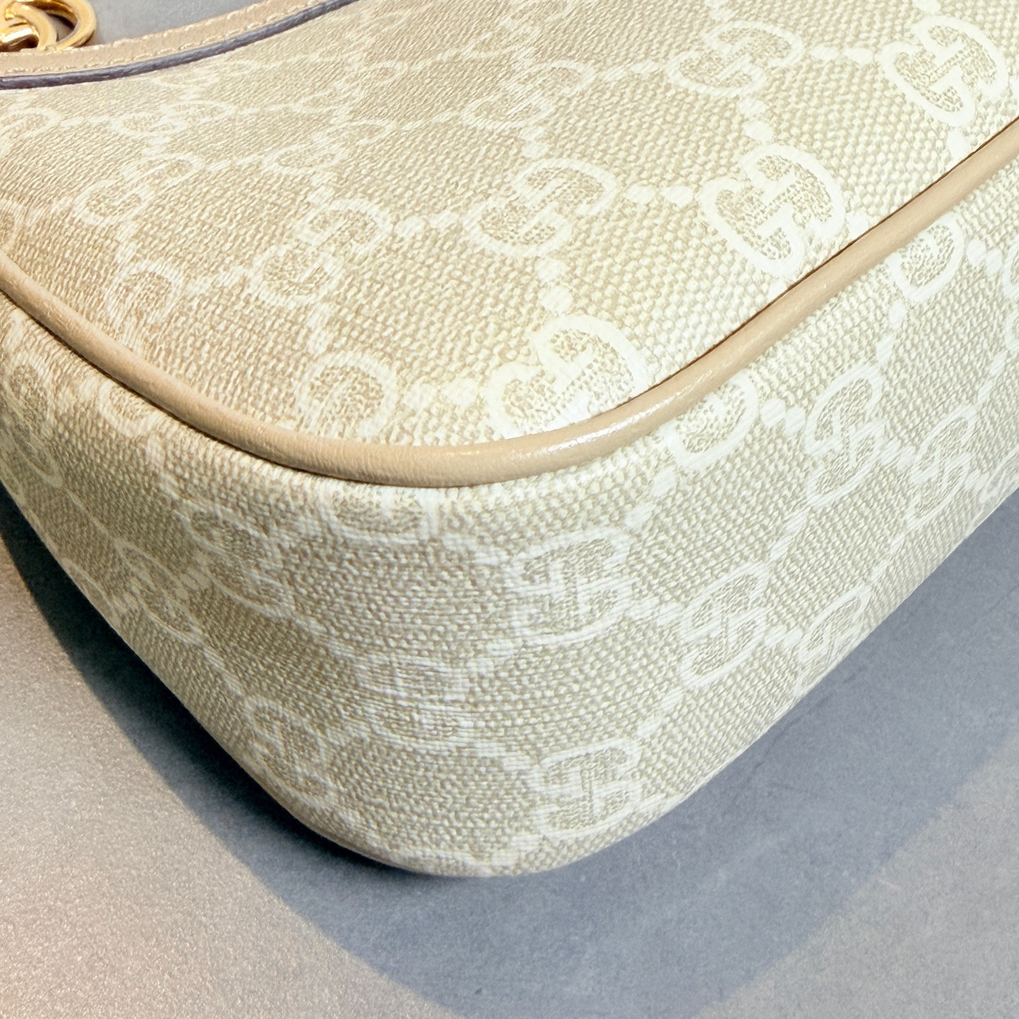 Authentic Gucci Ophidia Coated Canvas Shoulder Bag Beige Gold-Tone eBay AG