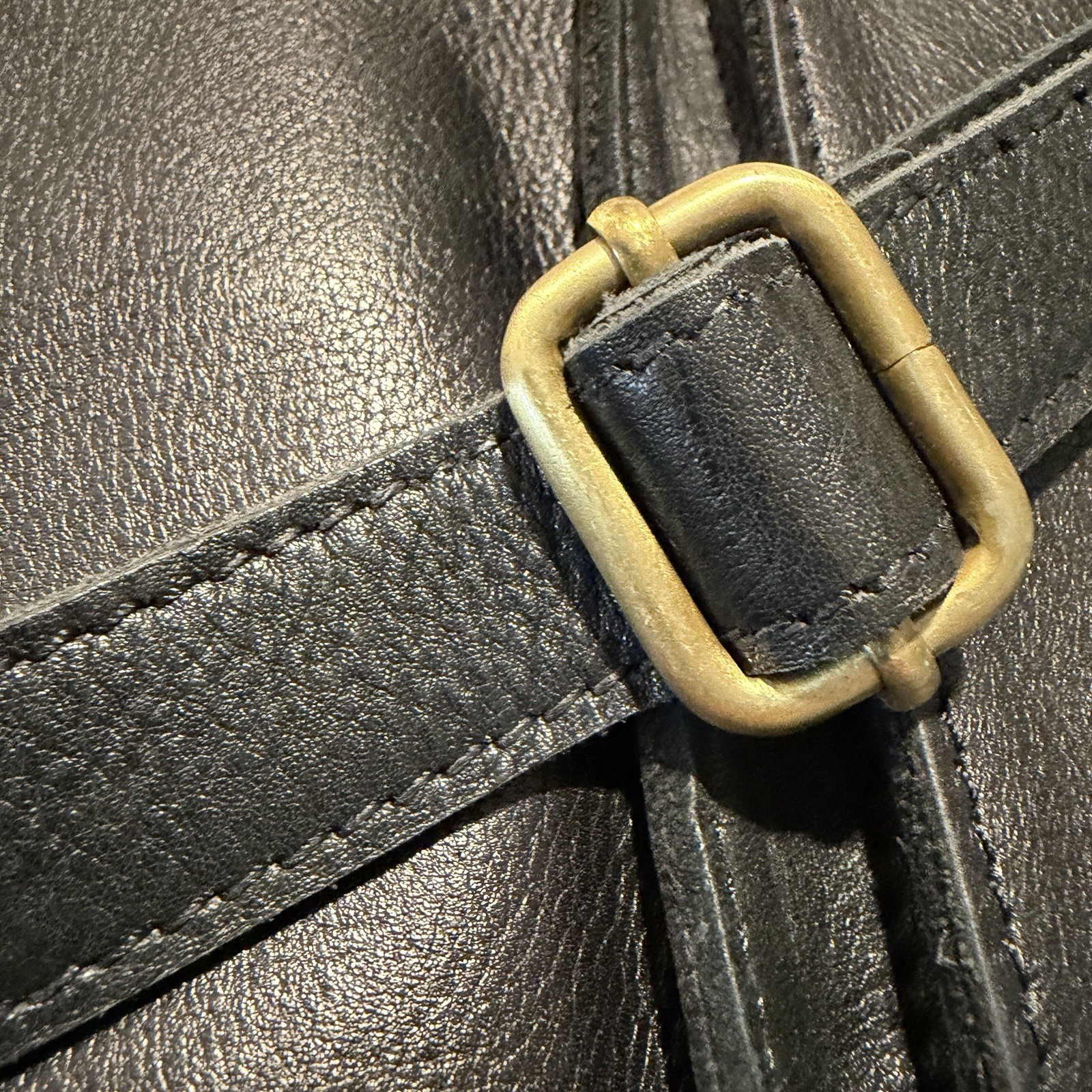 Black Moon Bag Woven Leather Handbag Cut N’ Paste Los Angeles