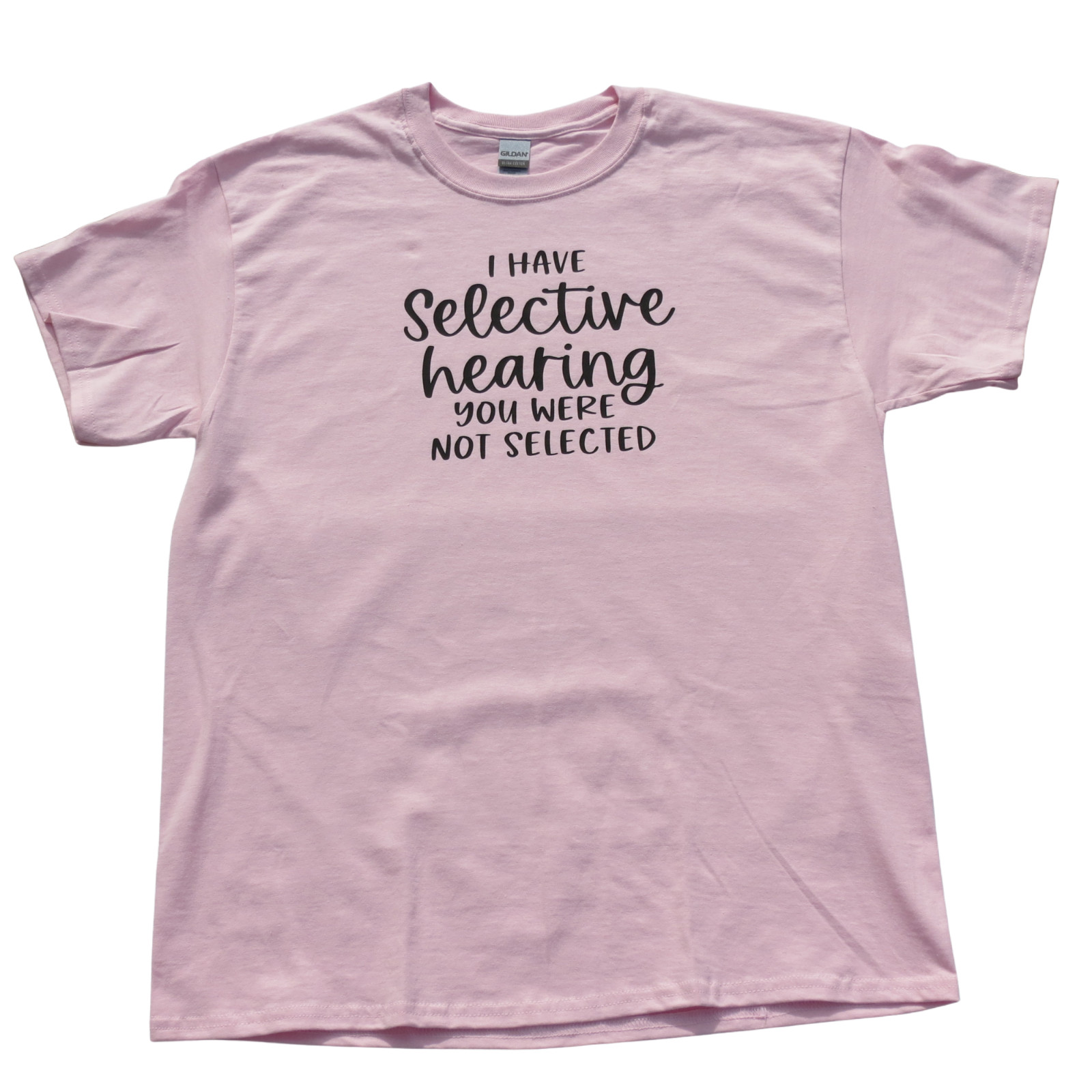 Gildan Women & Bella + Canvas T Shirt L -XL Pink Peach Blue Funny Saying