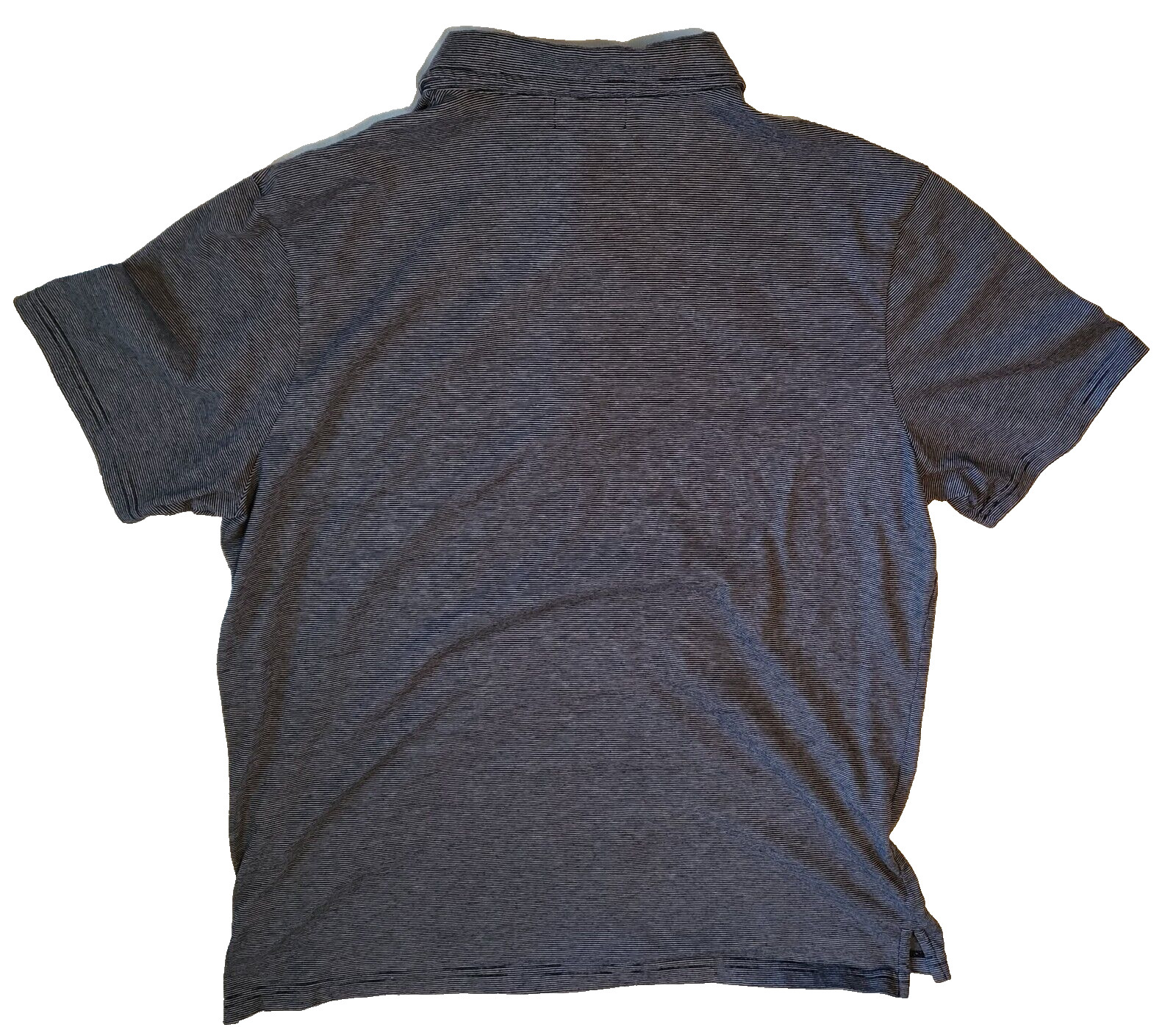 Hickey Freeman Polo Shirt Men’s Large Gray Short Sleeve Preppy Classic City