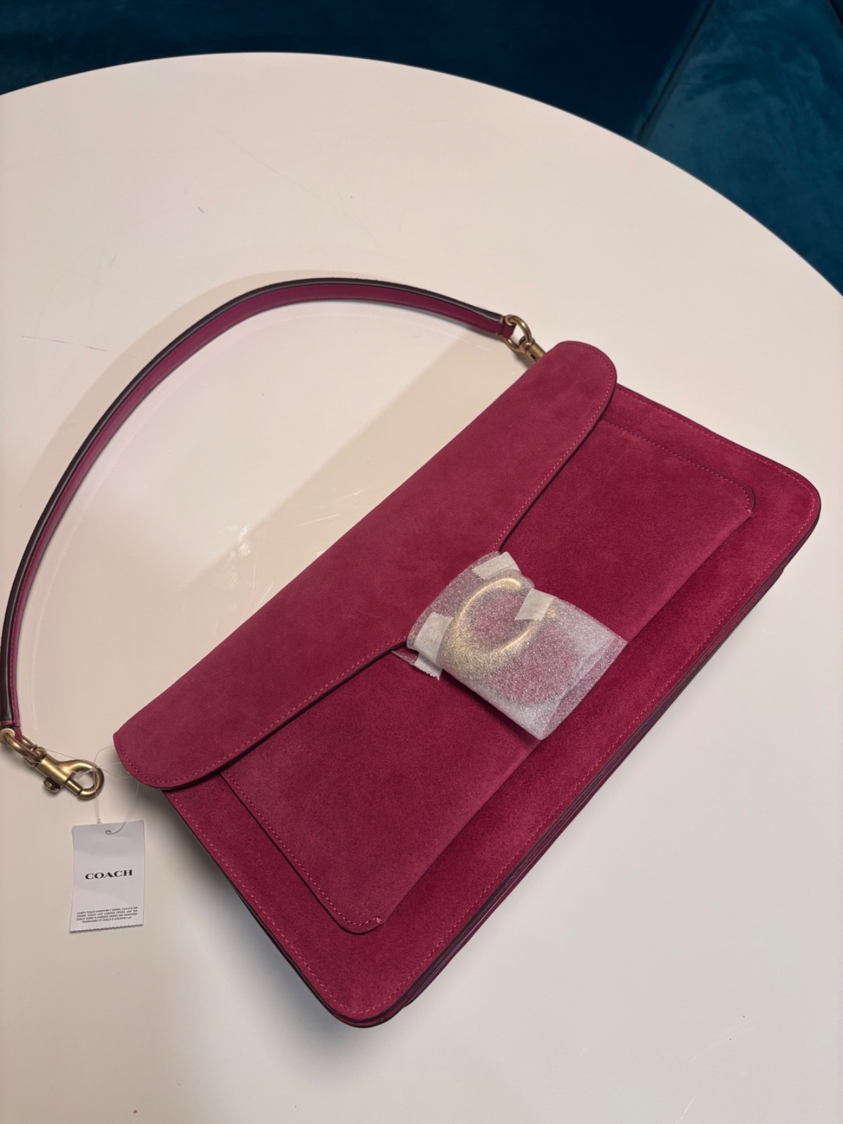 Coach tabby 36 dark fushia