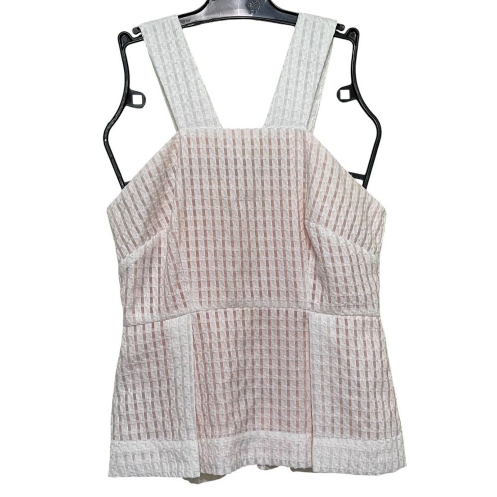 Maeve Anthropologie Sleeveless Peplum Top Women 8 Boho Cottage Feminine Summer