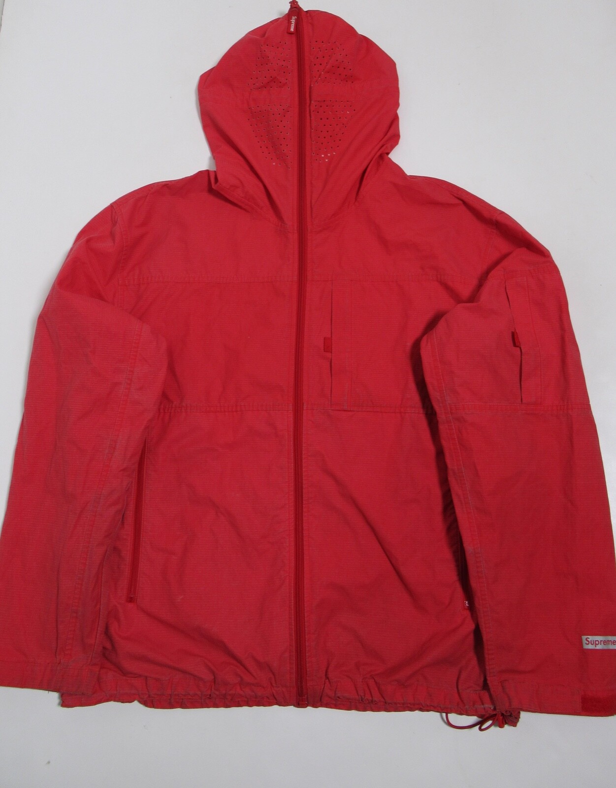 Supreme Men’s Full Zip Facemask Jacket Red Size L Spring-Summer 2022