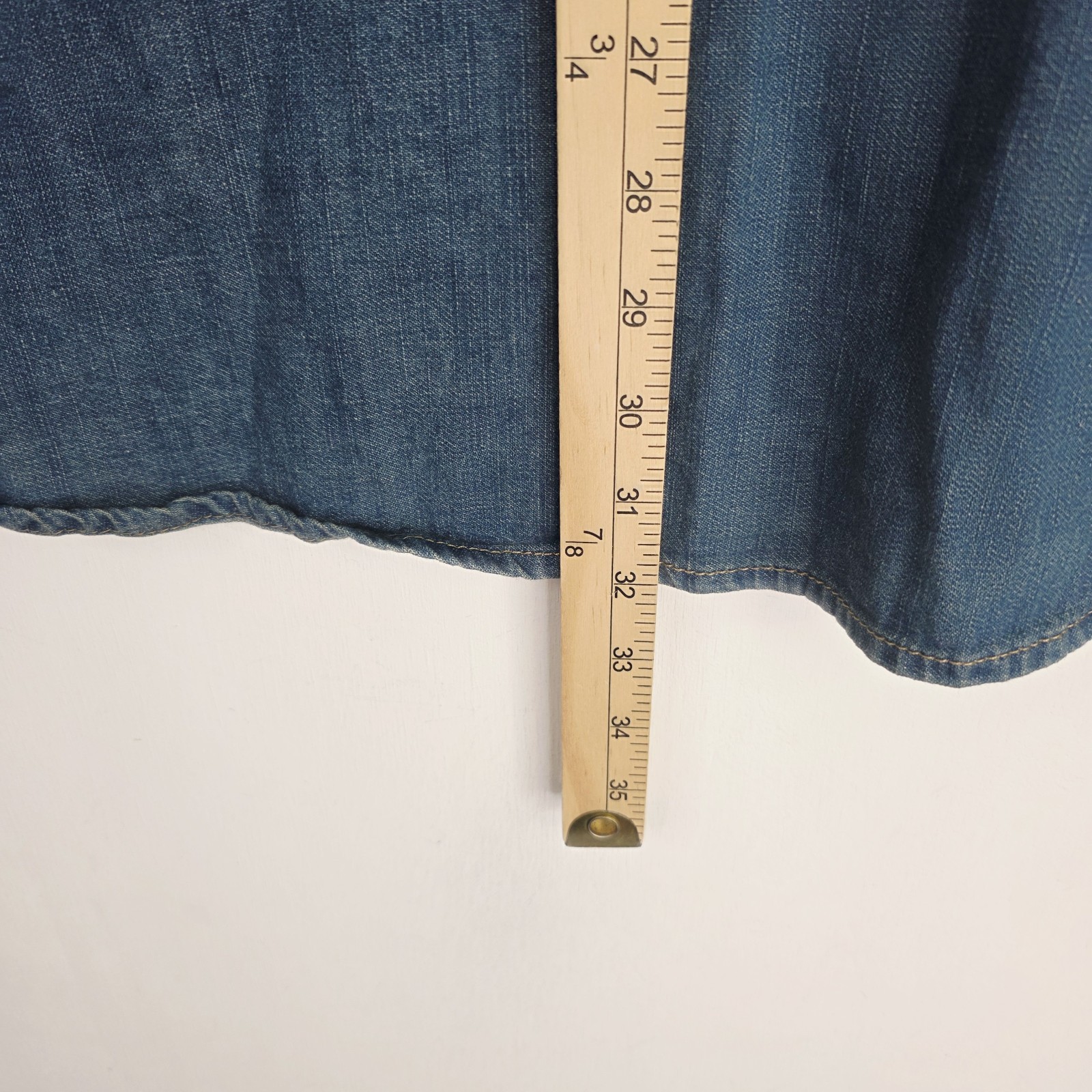 Levi’s Barstow Western Denim Shirt Men’s XXL Blue Snap Long Sleeve 3LYLW2262