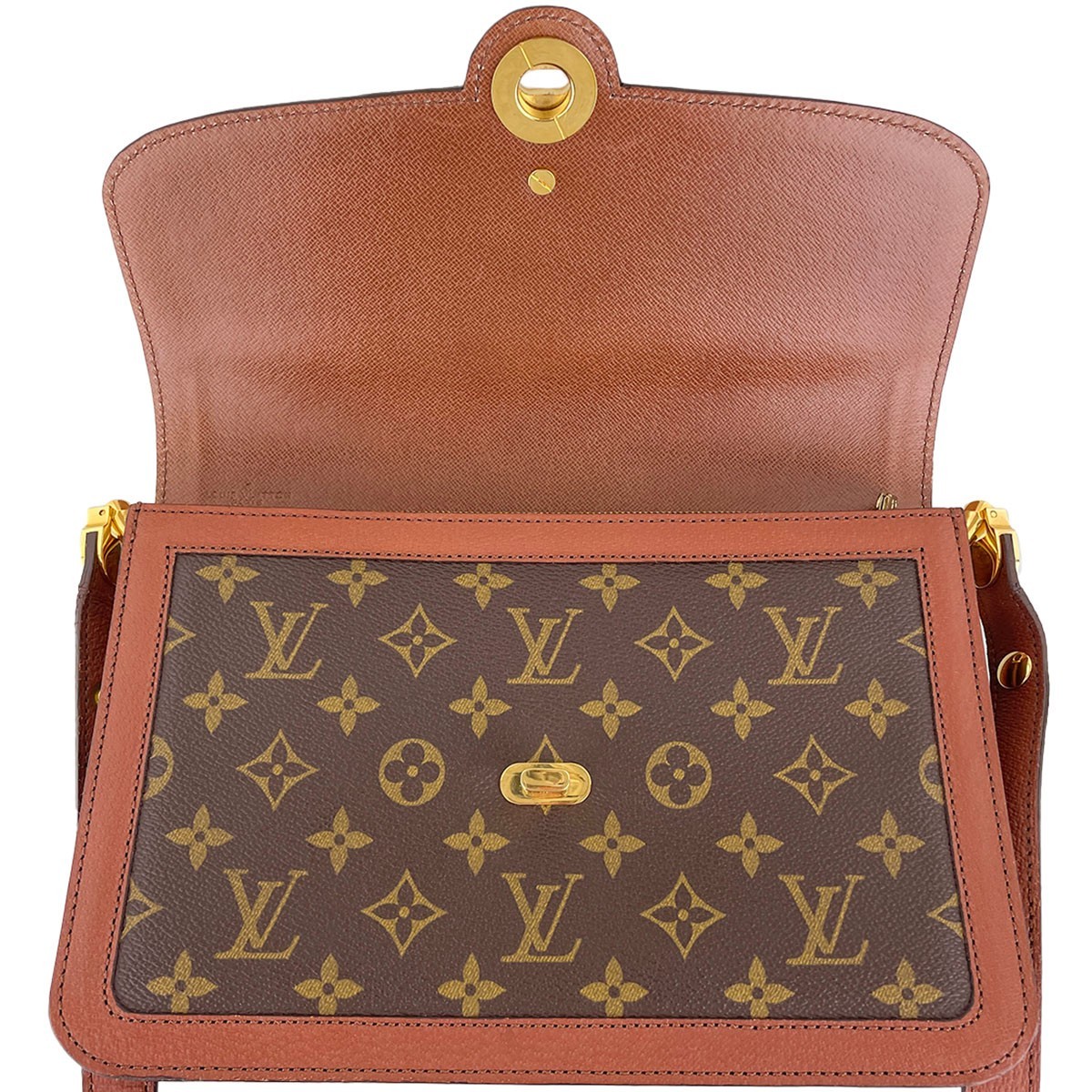 Louis Vuitton Monogram Sac Vendome Leather Brown Shoulder bag 4518
