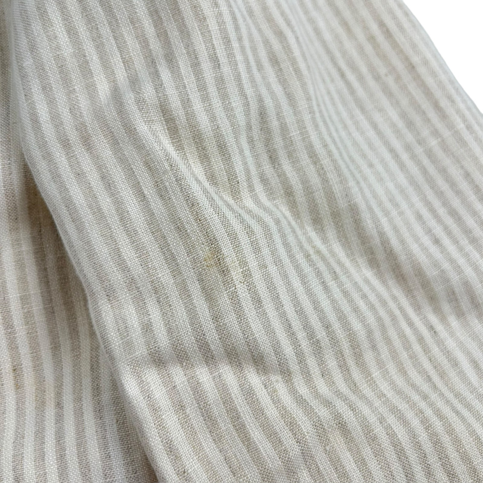 Haspel Men’s 100% Linen 2-Button Blazer Cream Stripe • 42R